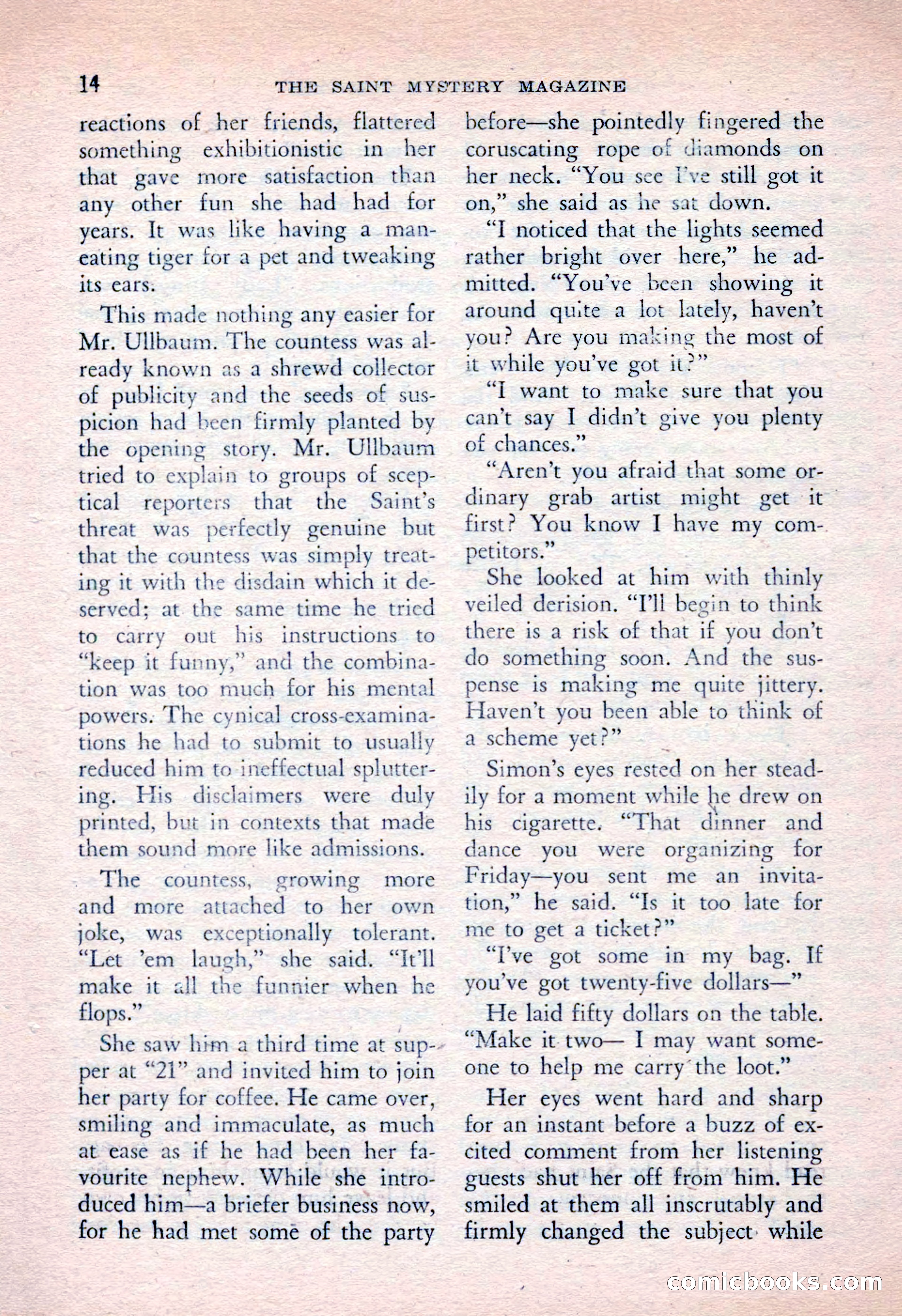The Saint Mystery Magazine, April 1962 — page 16 of 132