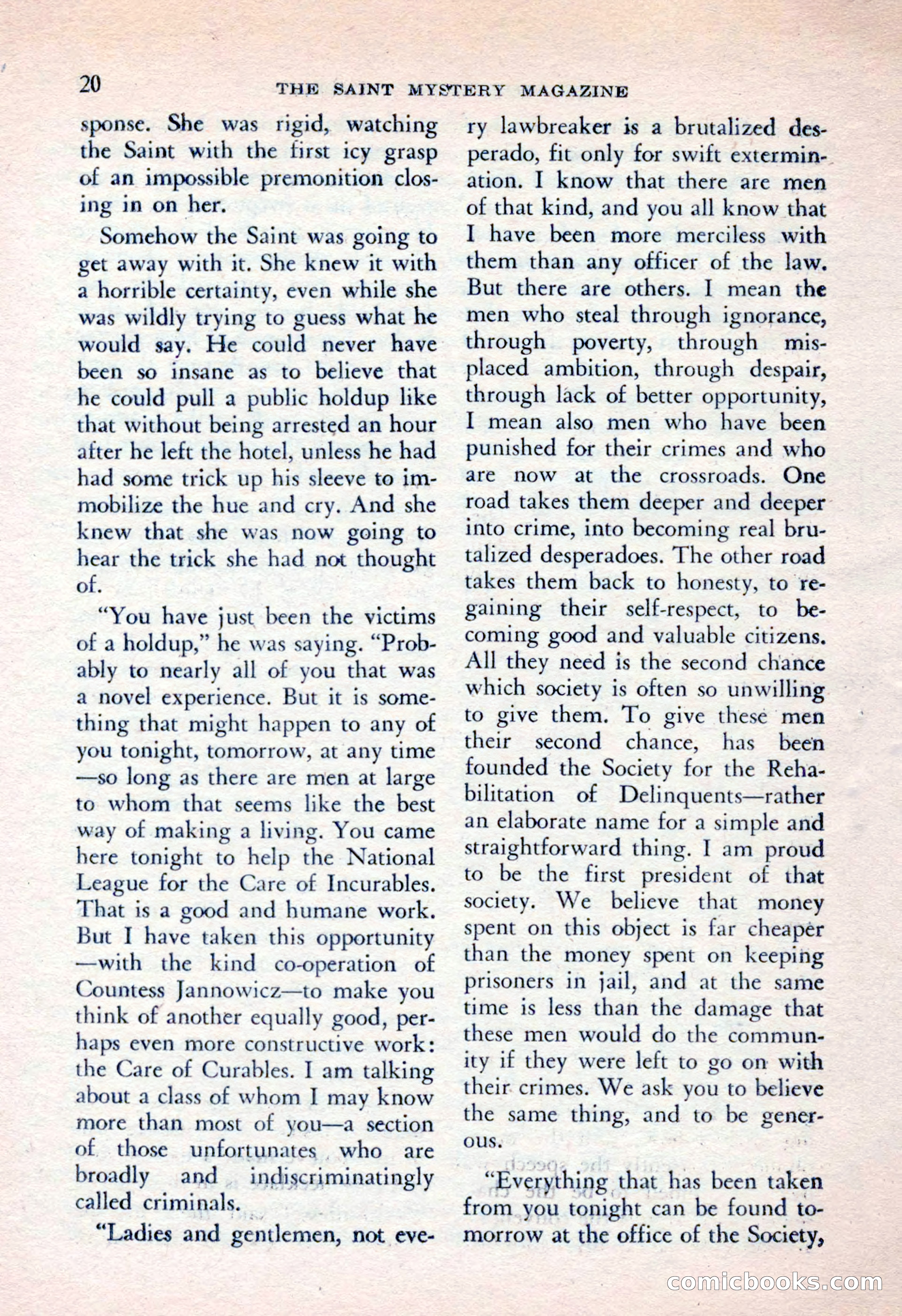The Saint Mystery Magazine, April 1962 — page 22 of 132