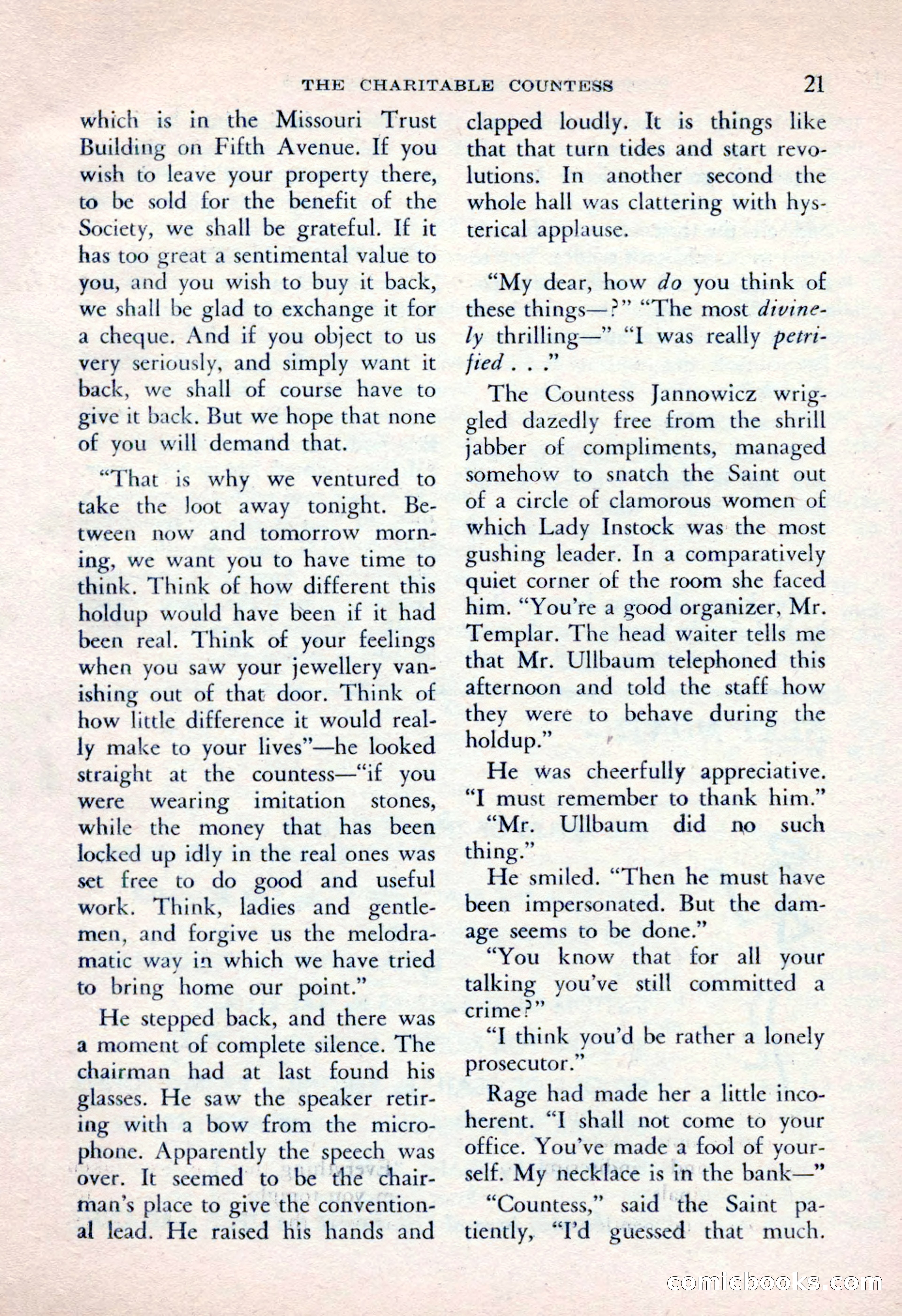 The Saint Mystery Magazine, April 1962 — page 23 of 132