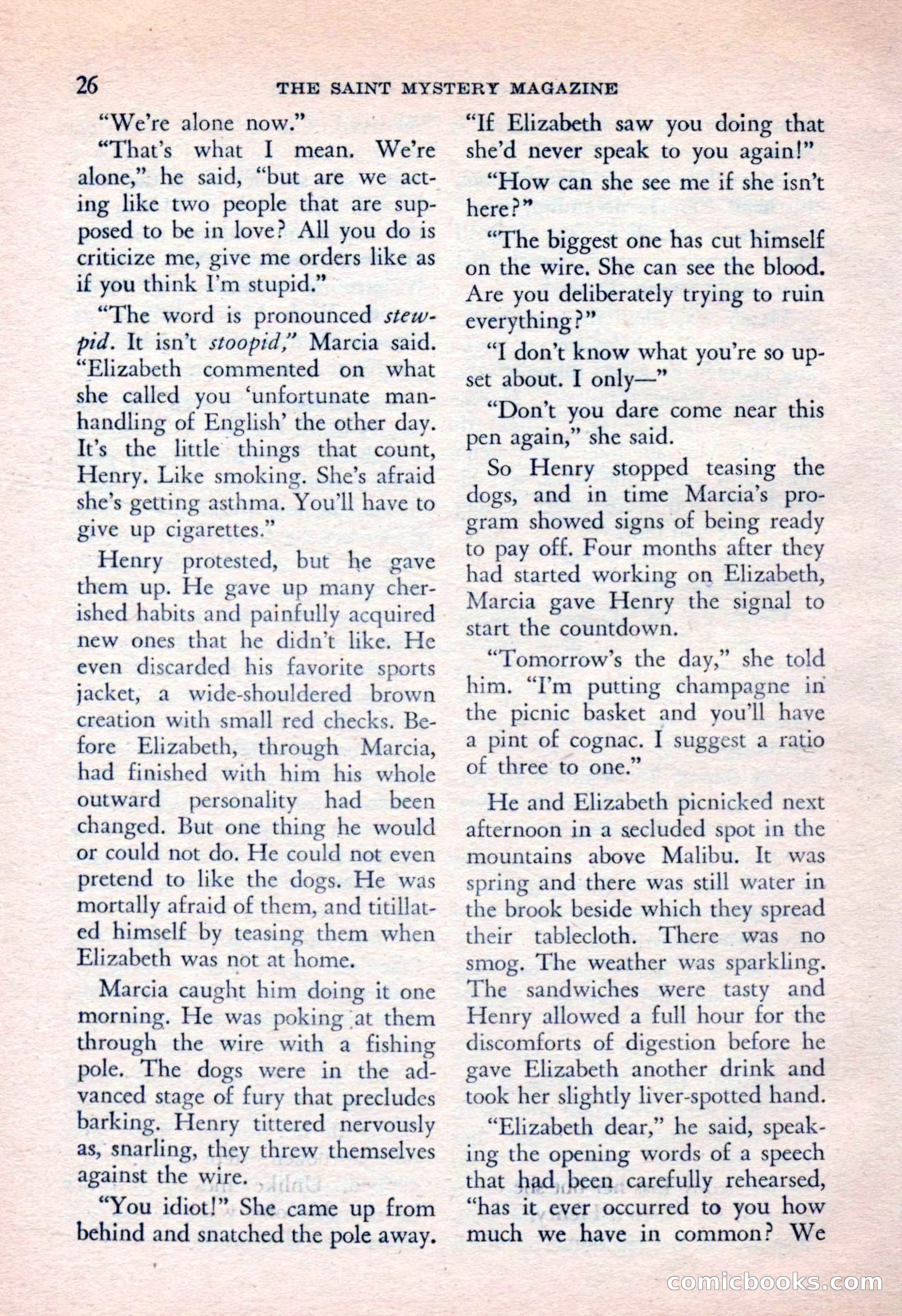 The Saint Mystery Magazine, April 1962 — page 28 of 132