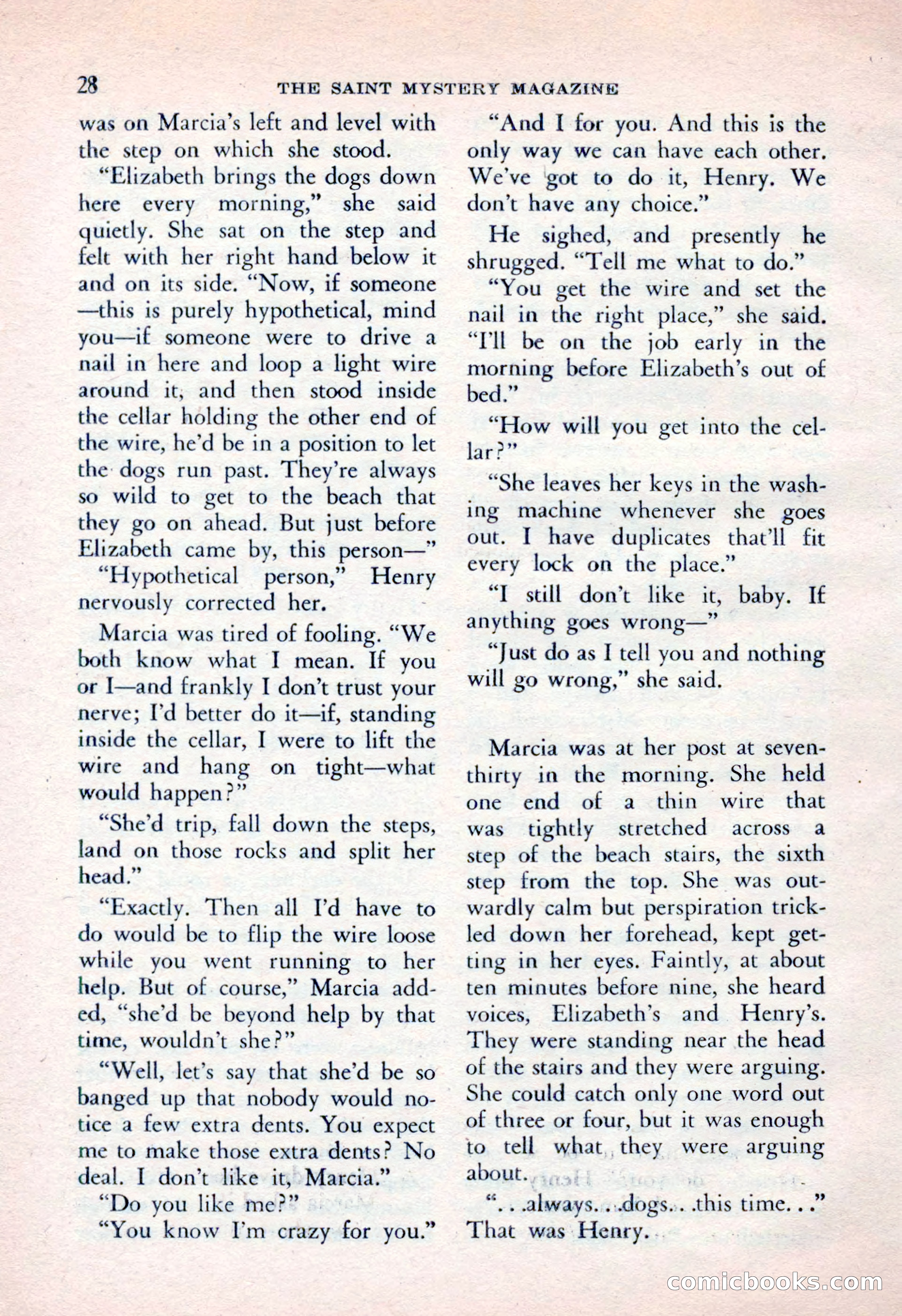 The Saint Mystery Magazine, April 1962 — page 30 of 132