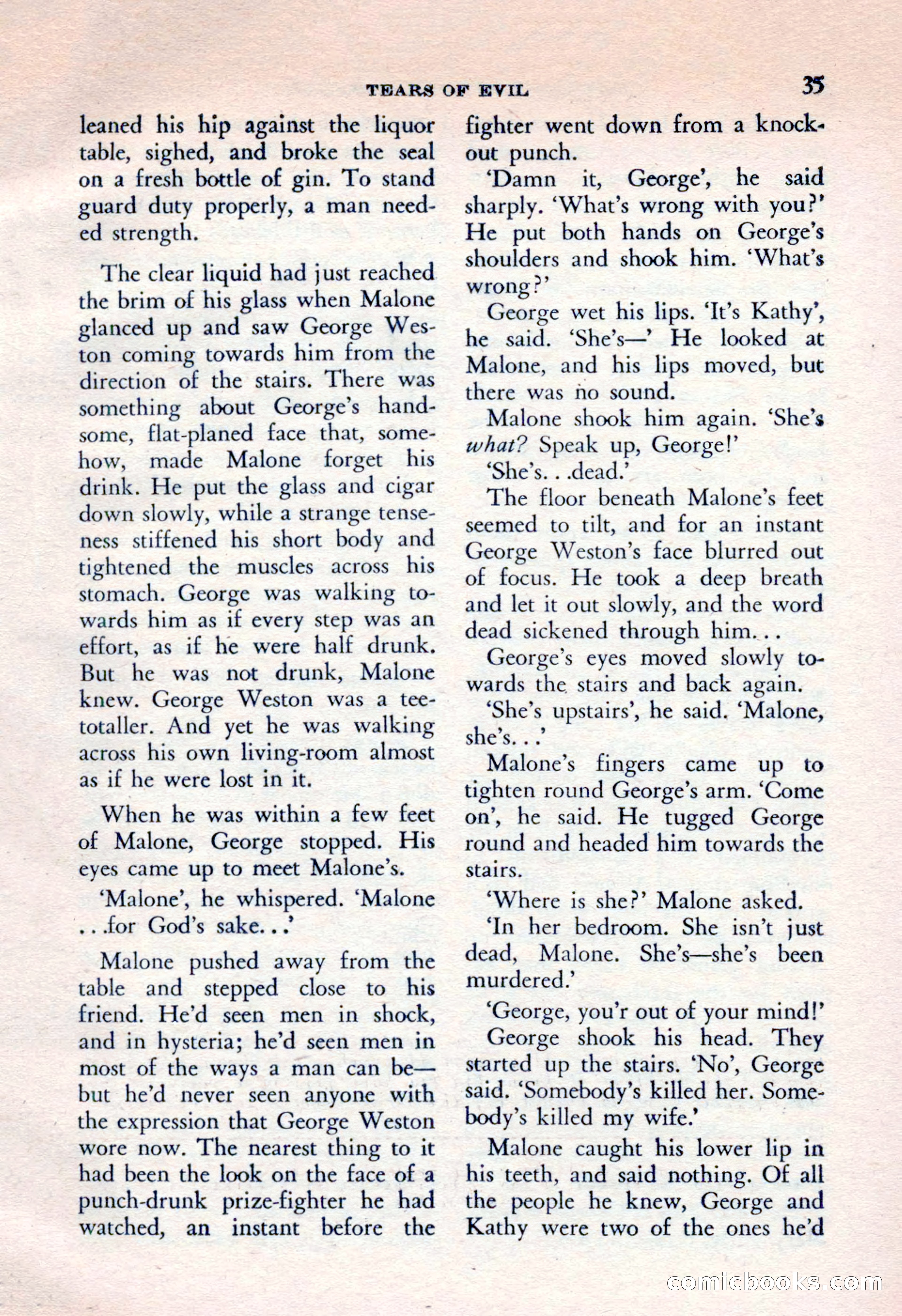 The Saint Mystery Magazine, April 1962 — page 37 of 132