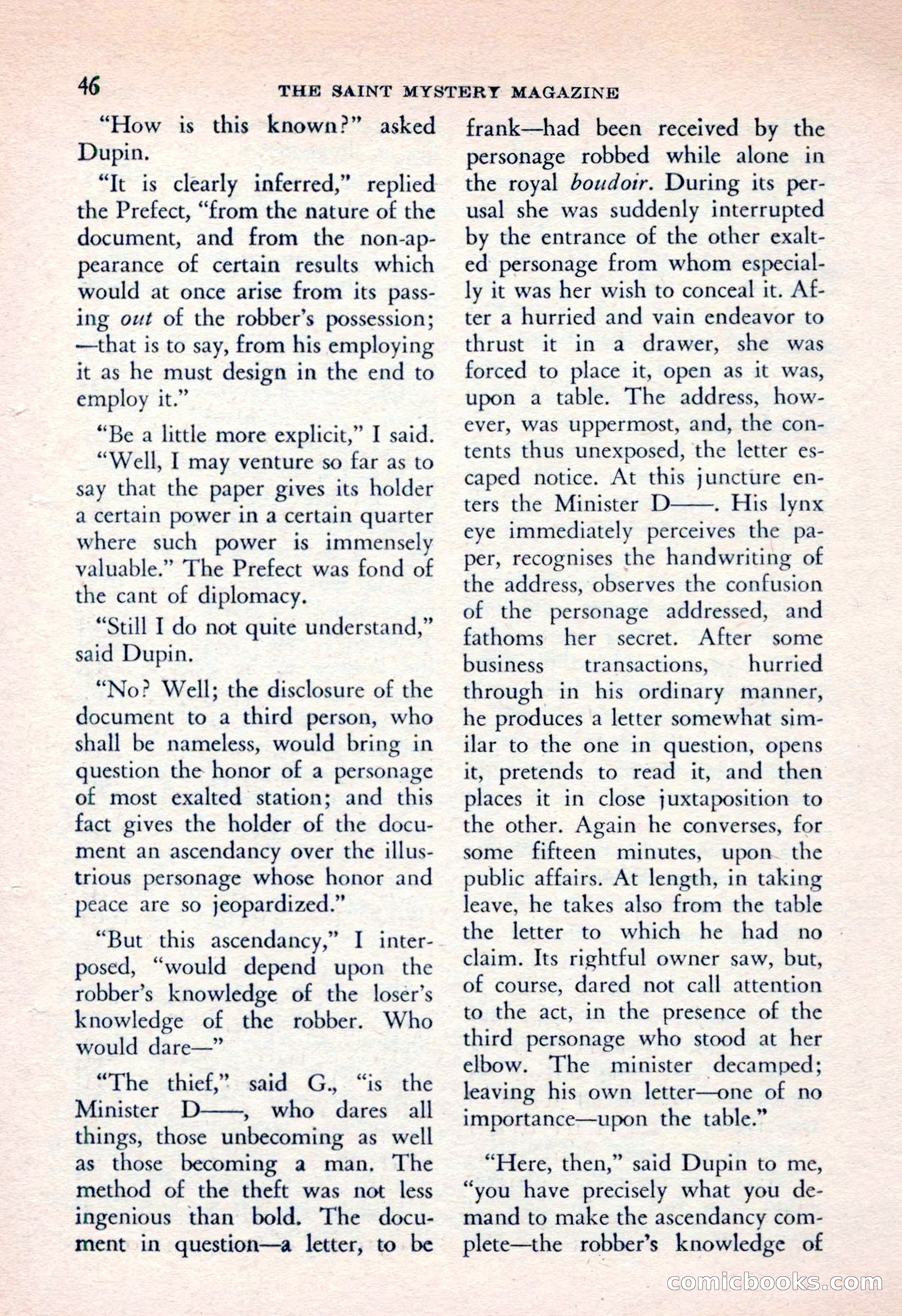 The Saint Mystery Magazine, April 1962 — page 48 of 132