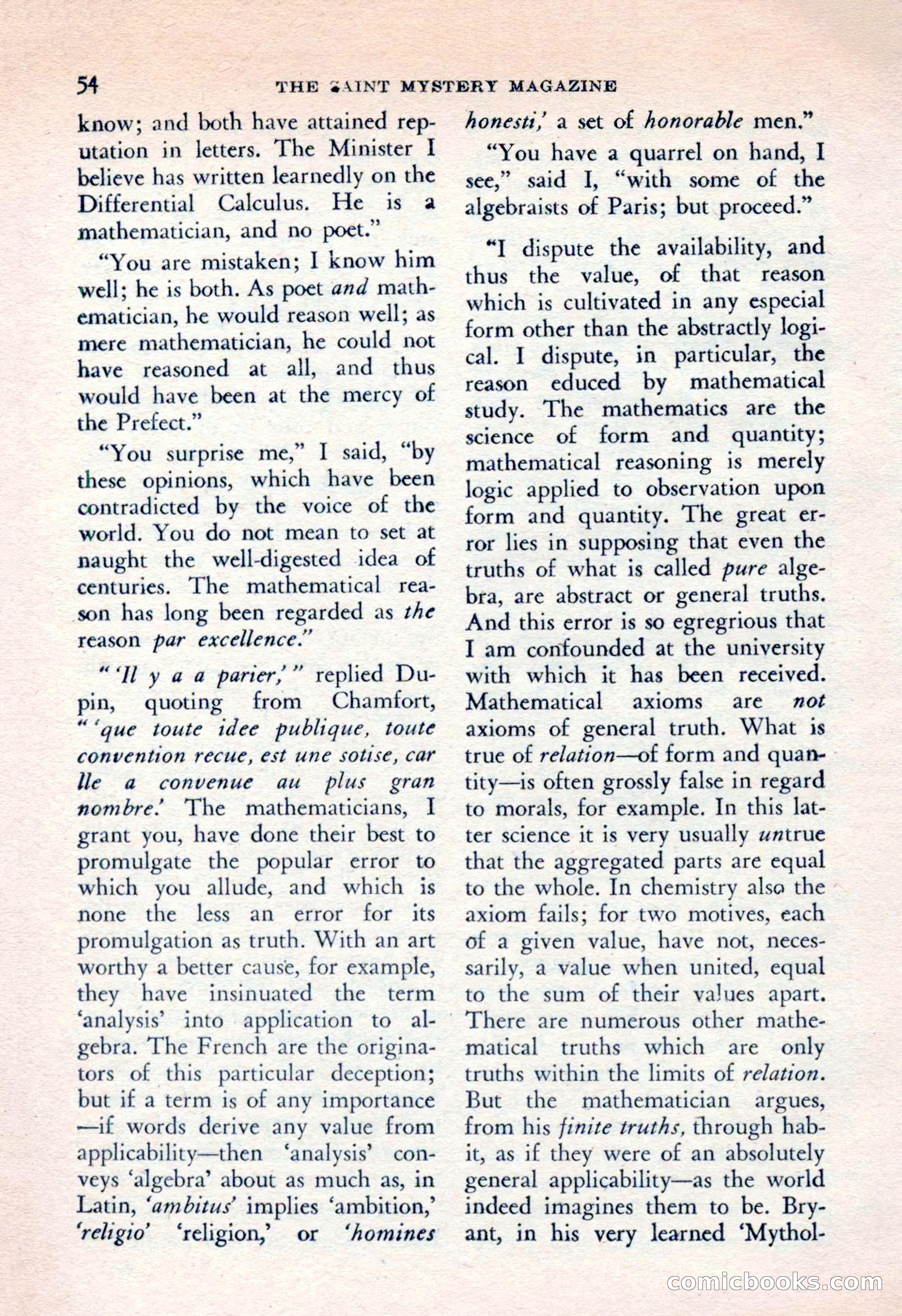 The Saint Mystery Magazine, April 1962 — page 56 of 132