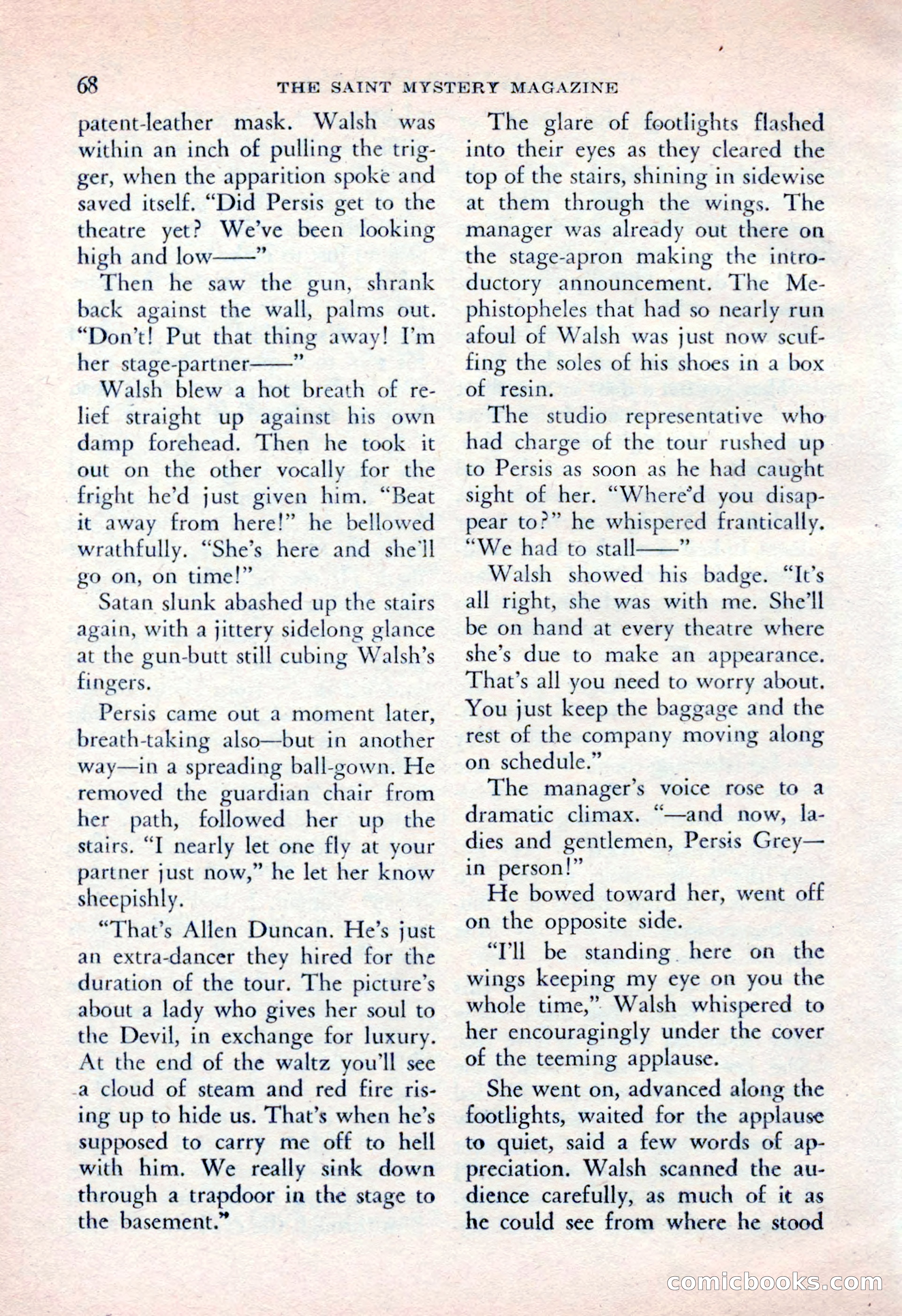 The Saint Mystery Magazine, April 1962 — page 70 of 132