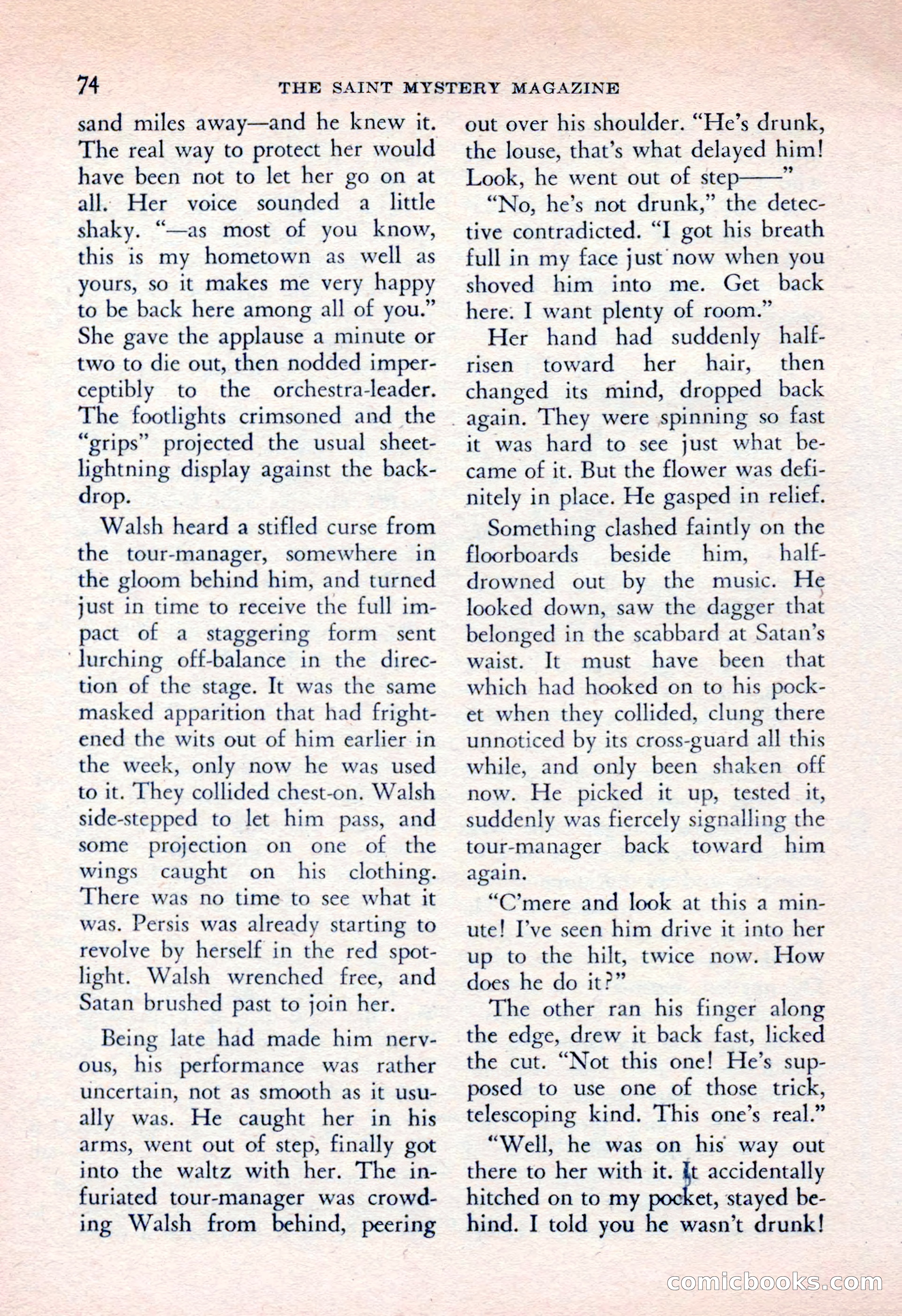 The Saint Mystery Magazine, April 1962 — page 76 of 132