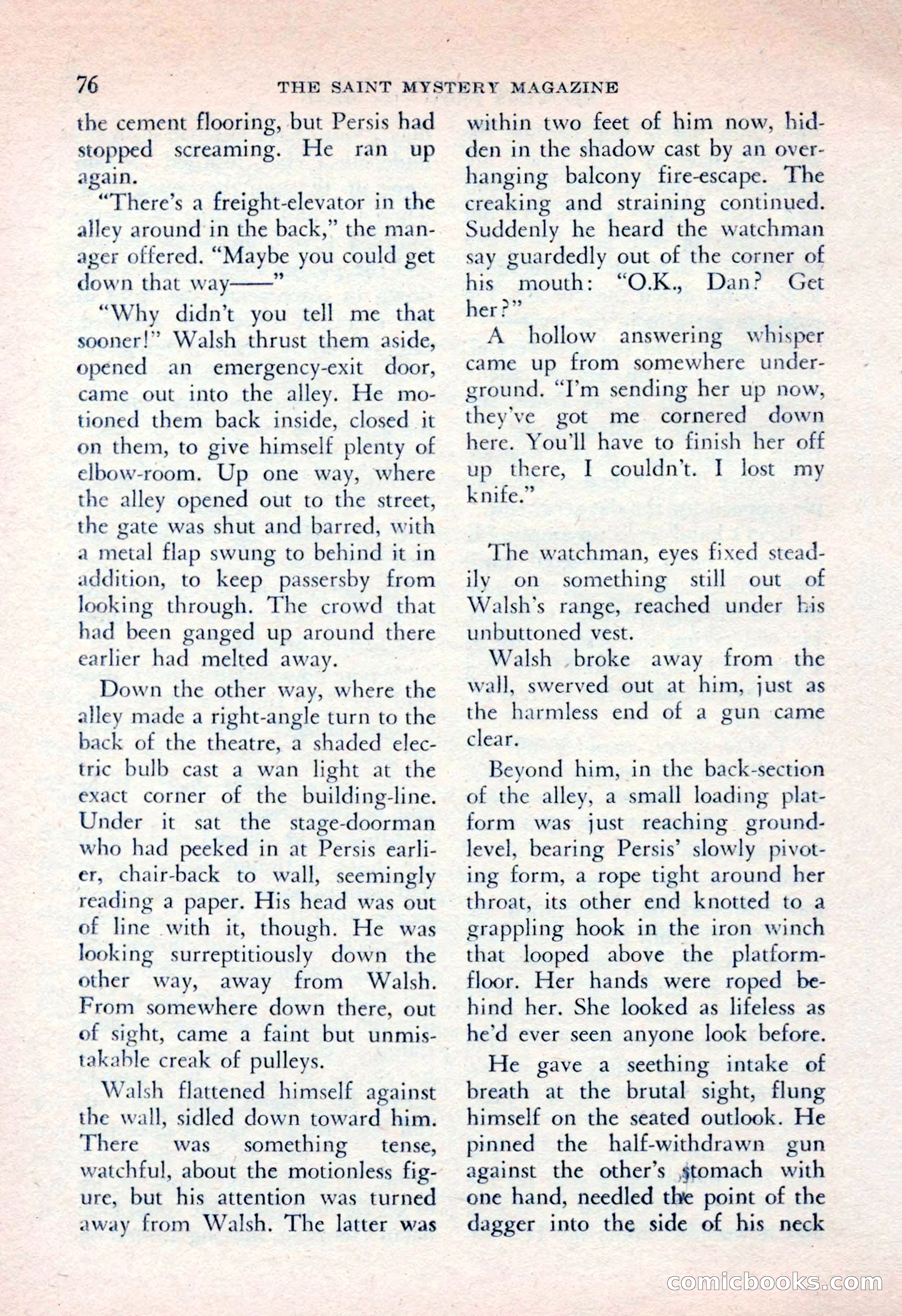The Saint Mystery Magazine, April 1962 — page 78 of 132