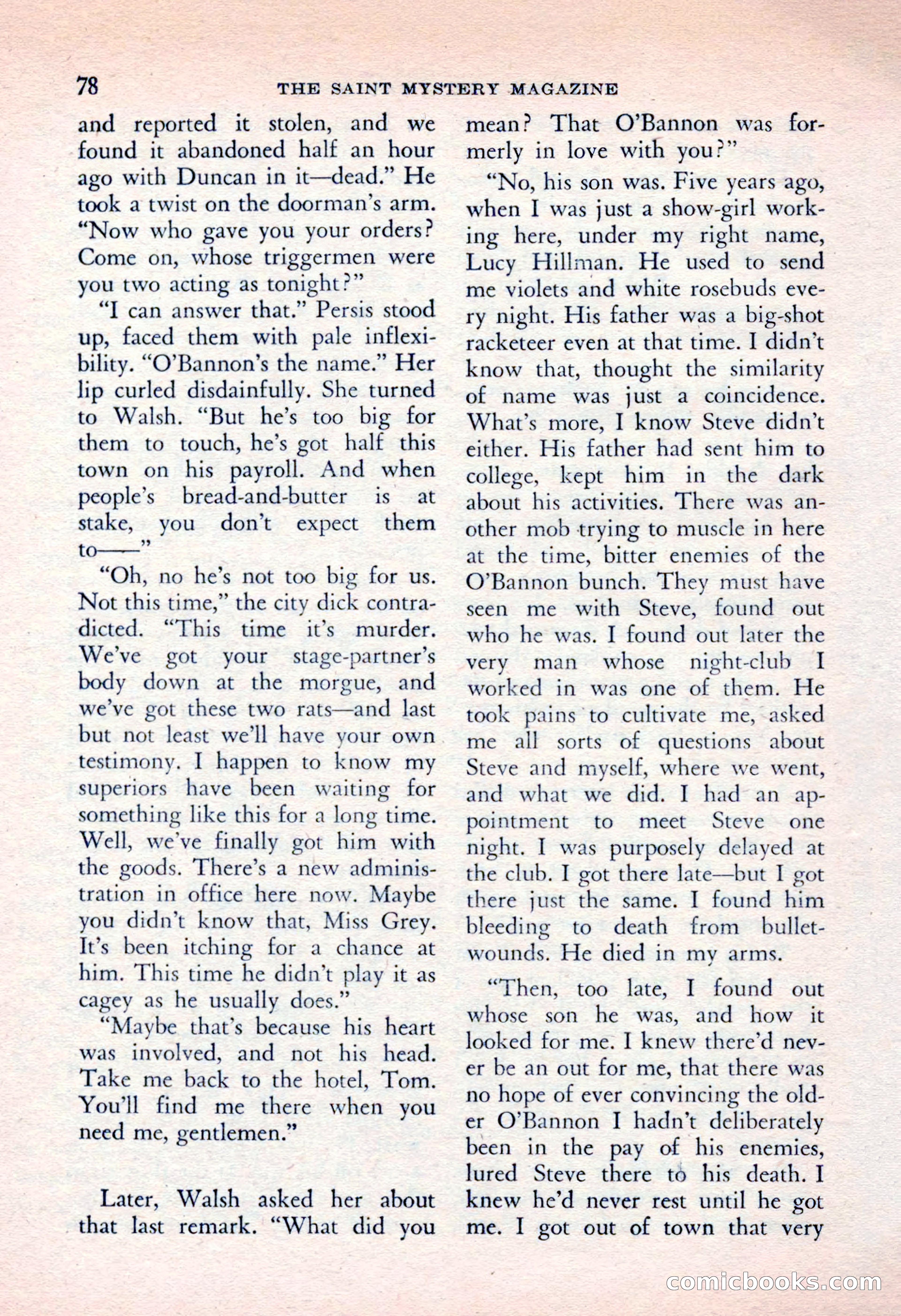 The Saint Mystery Magazine, April 1962 — page 80 of 132