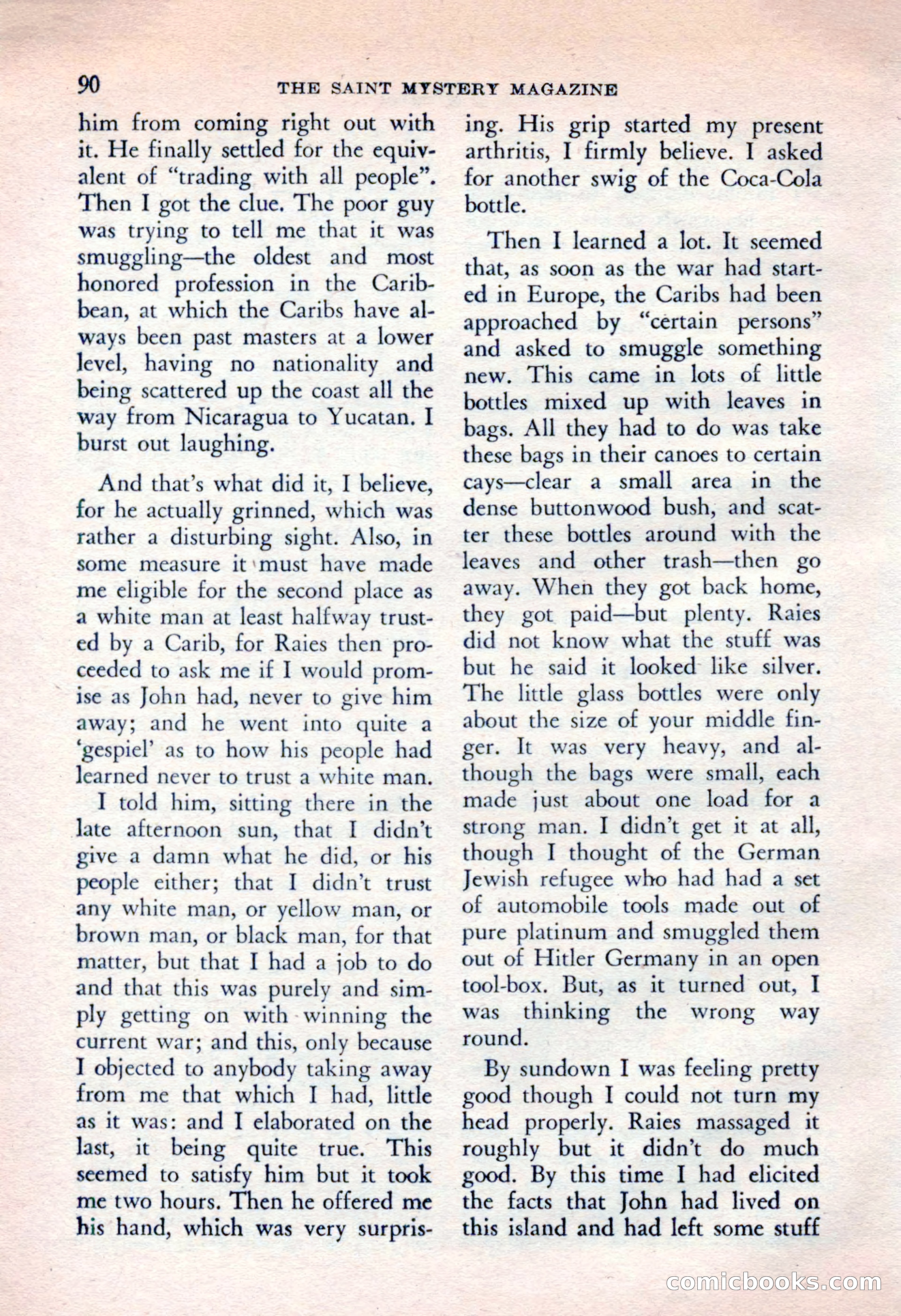 The Saint Mystery Magazine, April 1962 — page 92 of 132
