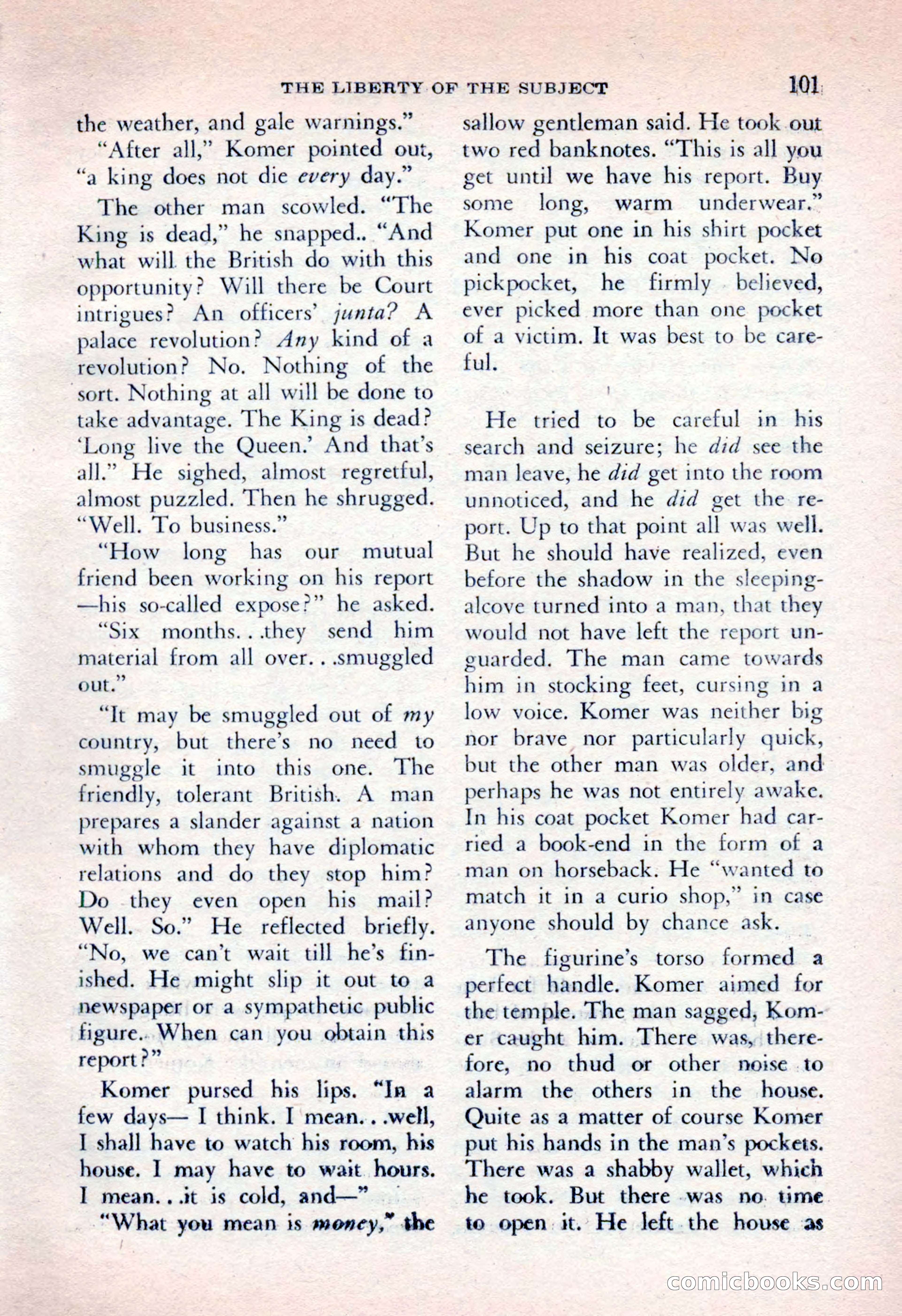 The Saint Mystery Magazine, April 1962 — page 103 of 132