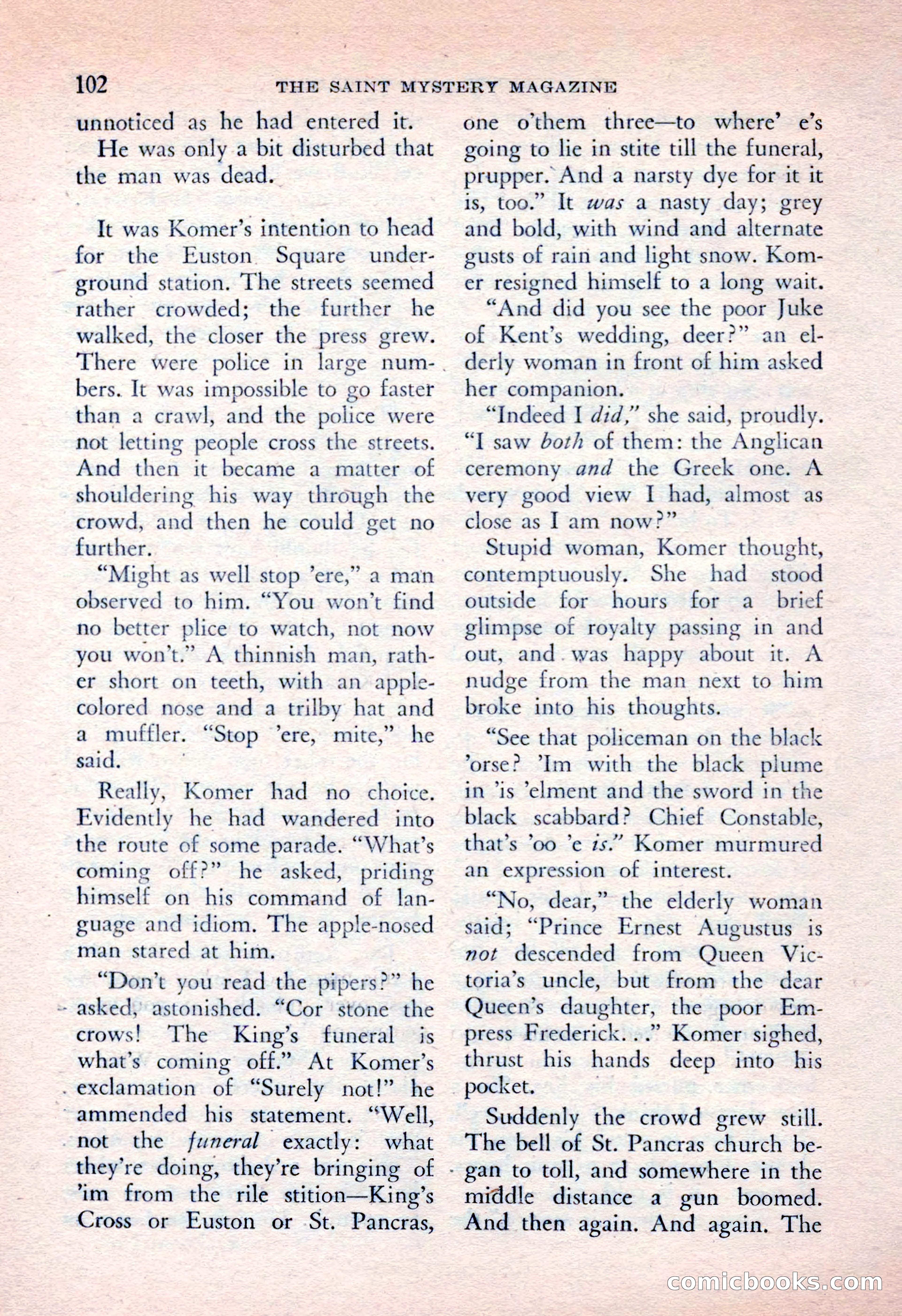 The Saint Mystery Magazine, April 1962 — page 104 of 132