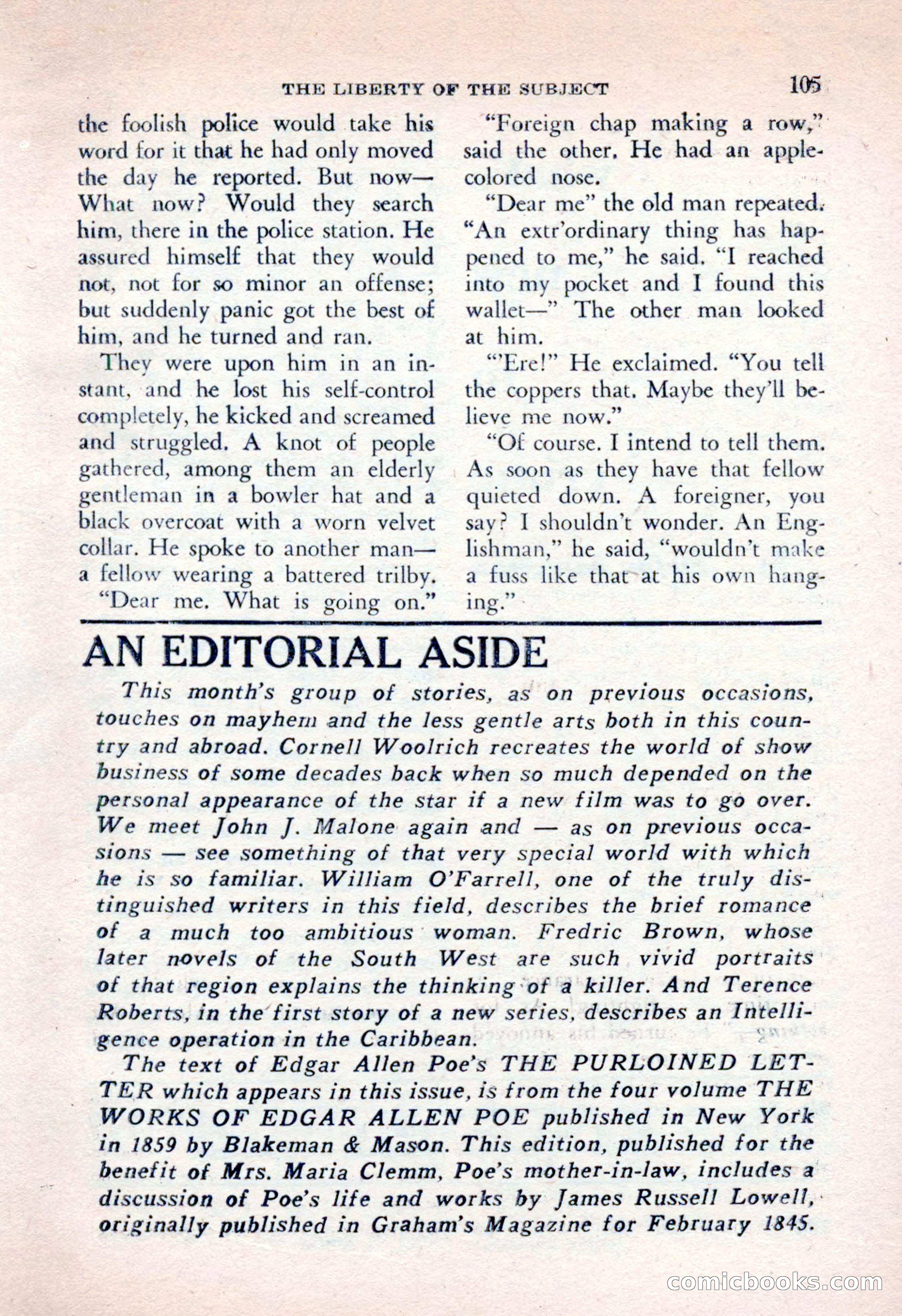 The Saint Mystery Magazine, April 1962 — page 107 of 132