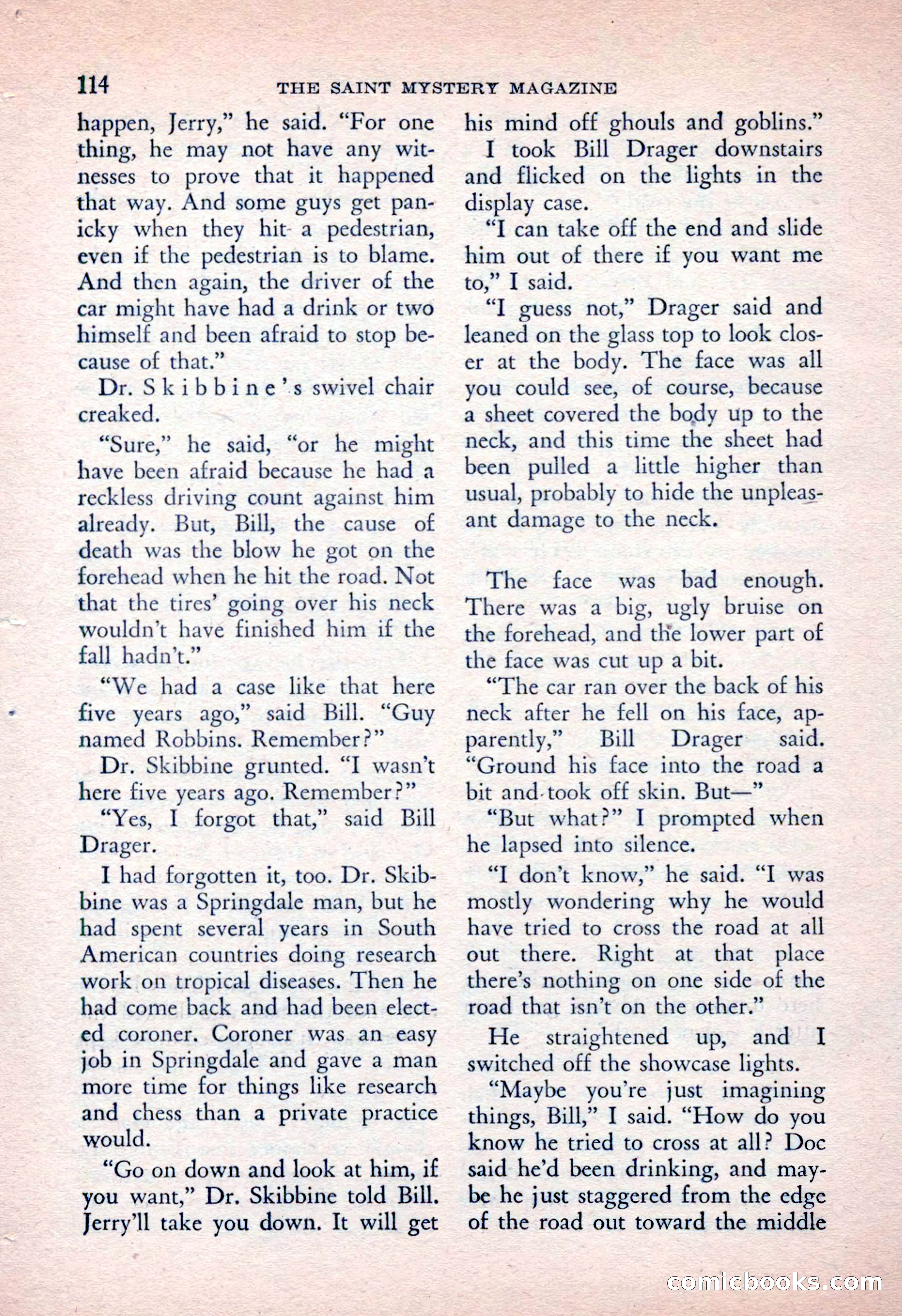 The Saint Mystery Magazine, April 1962 — page 116 of 132