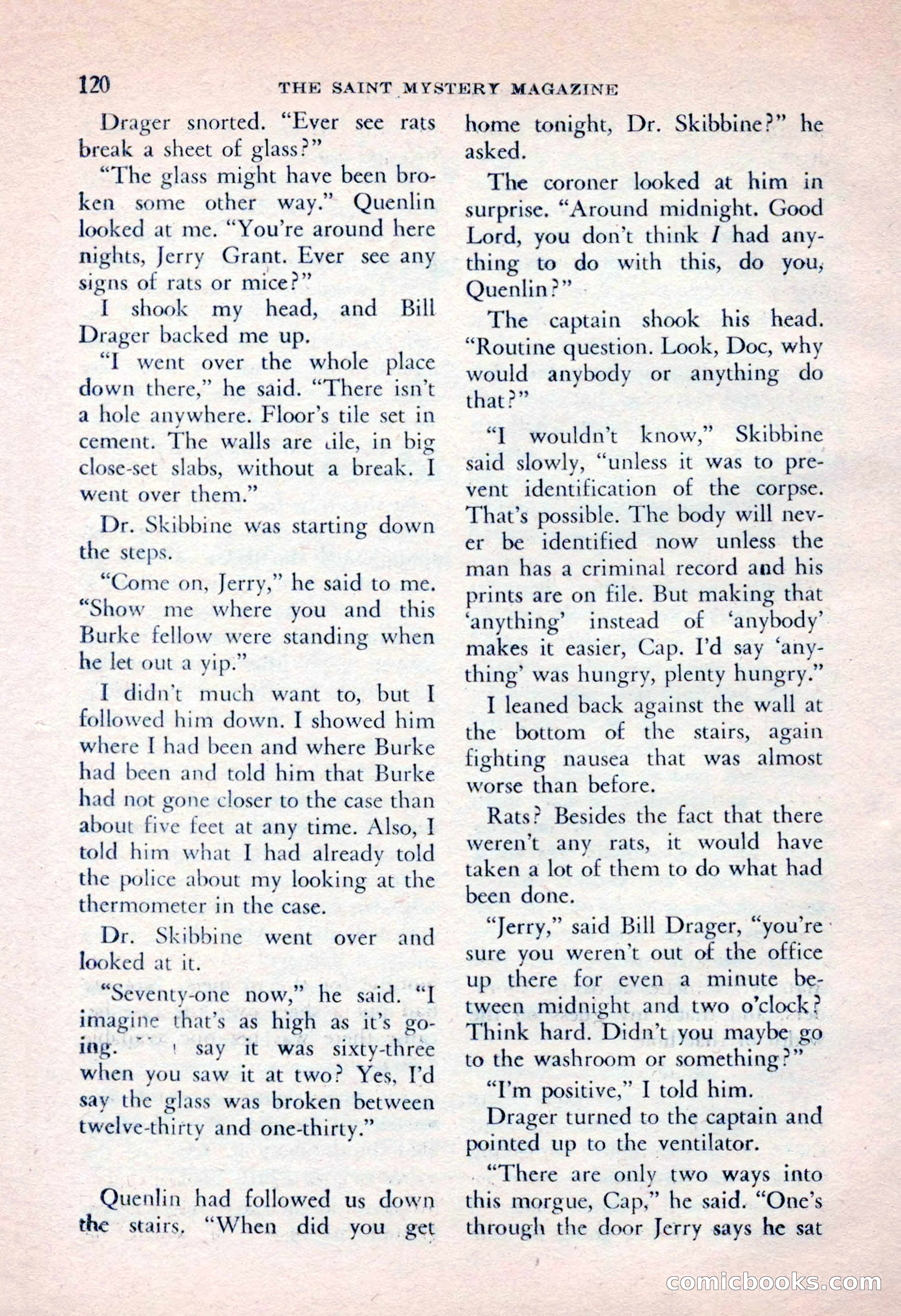 The Saint Mystery Magazine, April 1962 — page 122 of 132
