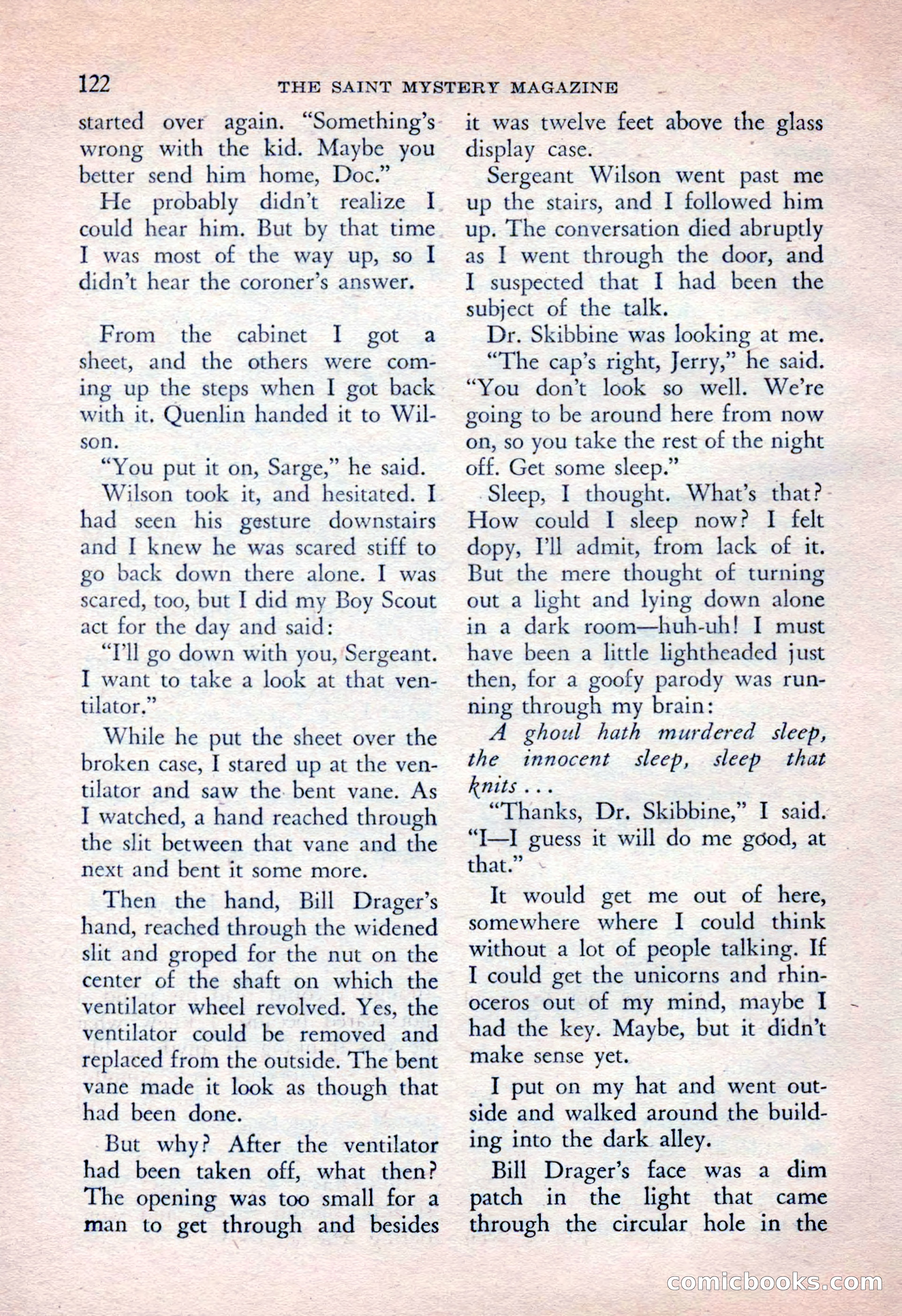 The Saint Mystery Magazine, April 1962 — page 124 of 132