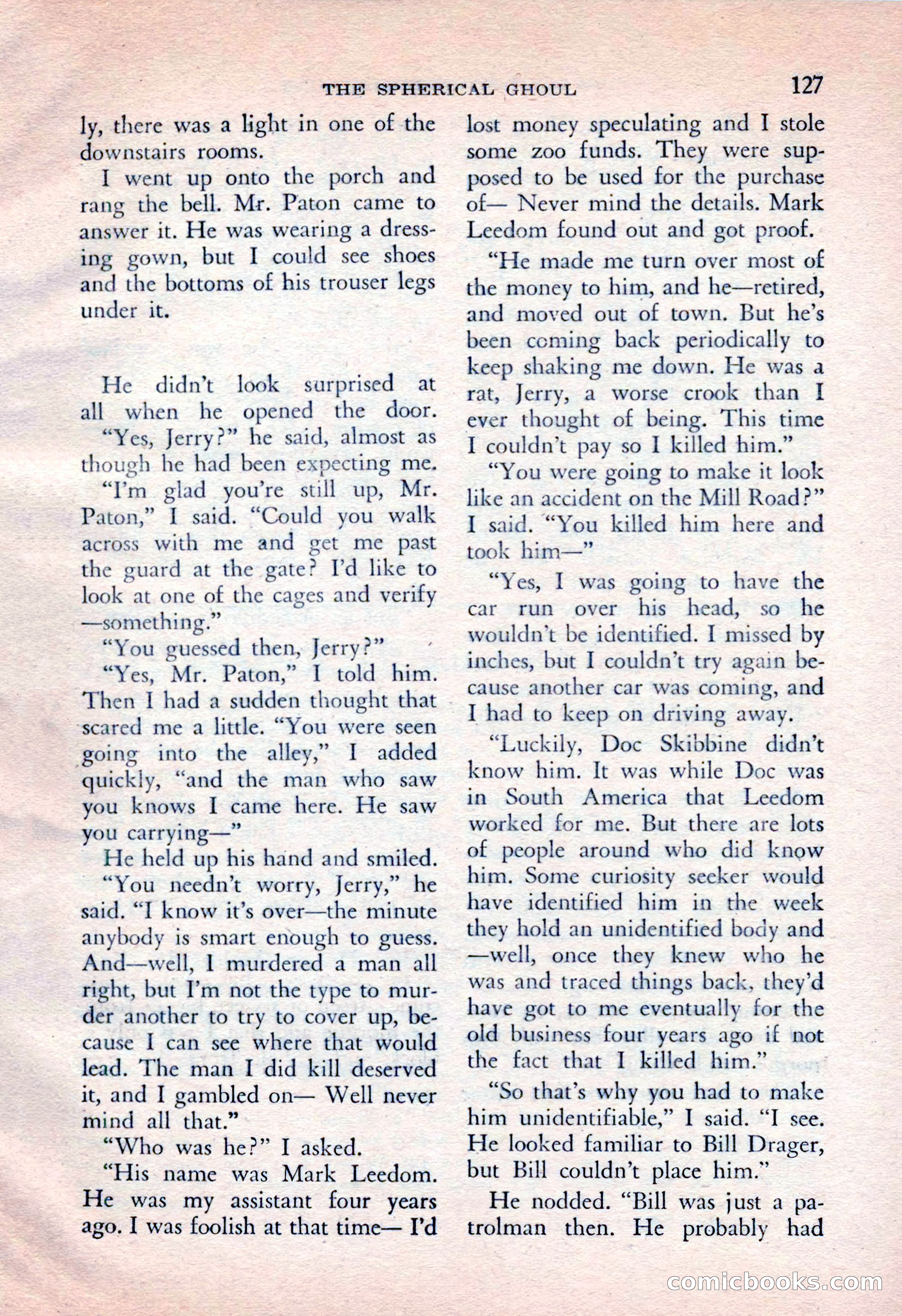 The Saint Mystery Magazine, April 1962 — page 129 of 132