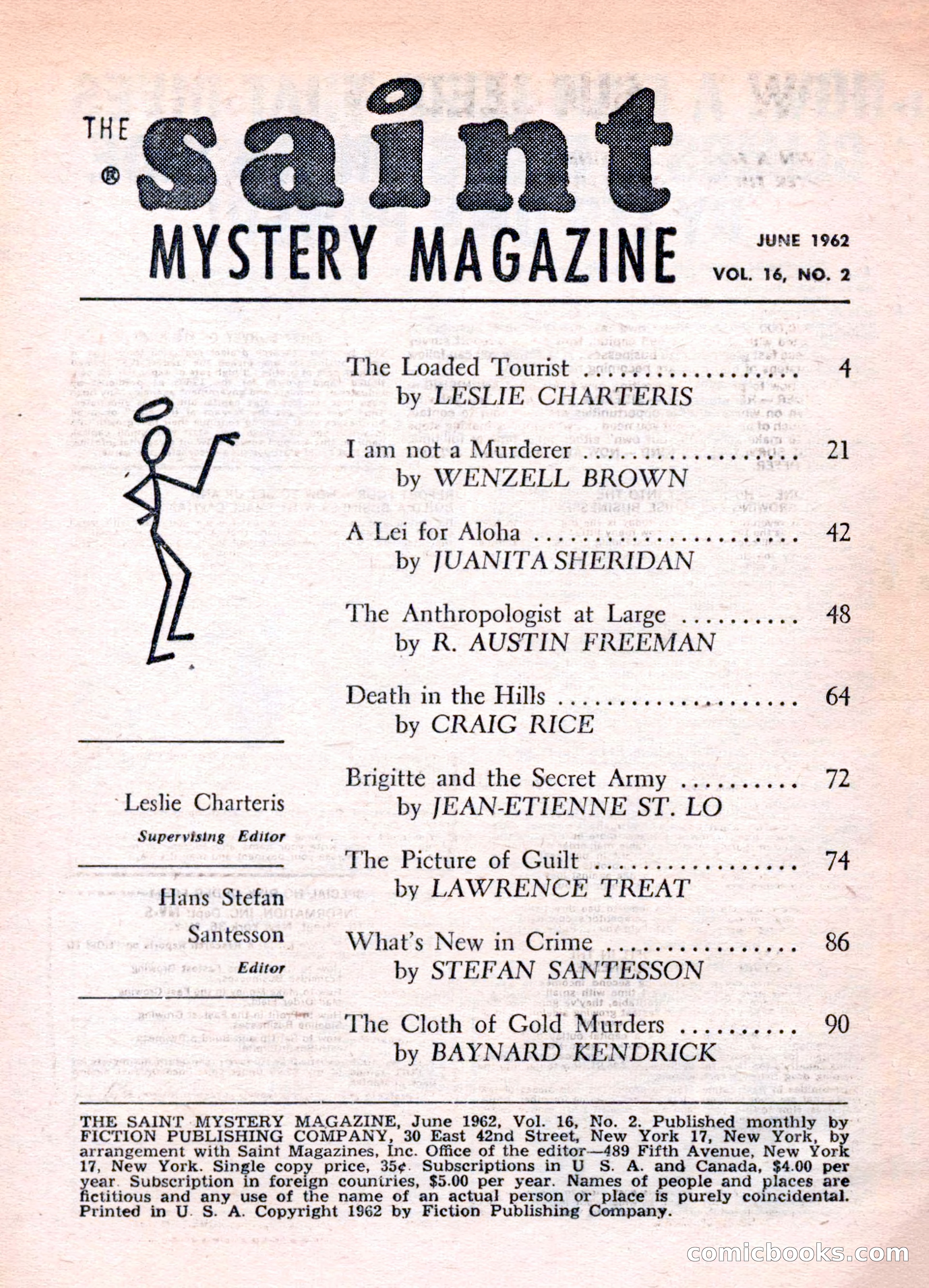 The Saint Mystery Magazine, Vol. 16, No. 2 — page 4 of 132