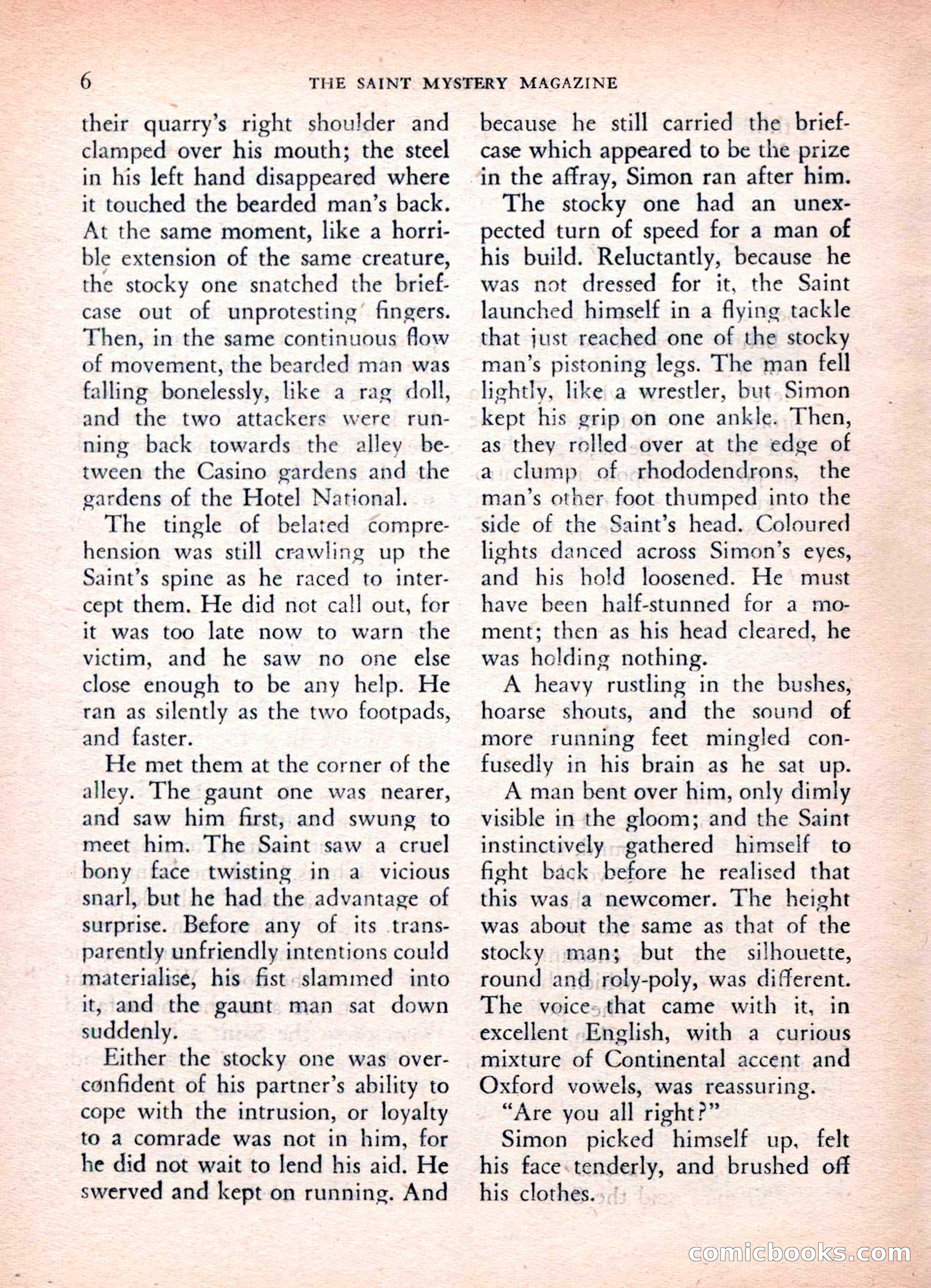 The Saint Mystery Magazine, Vol. 16, No. 2 — page 8 of 132