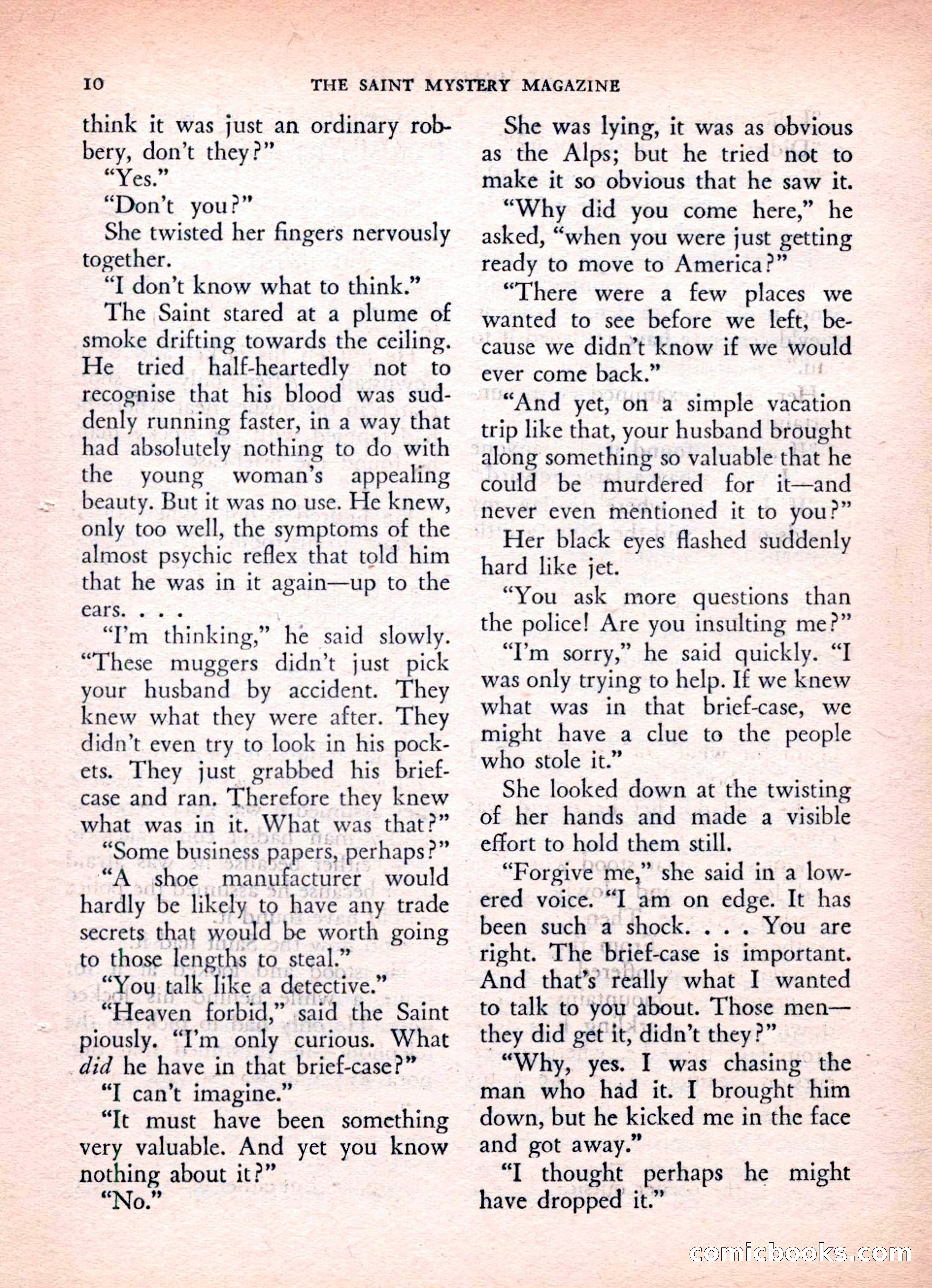 The Saint Mystery Magazine, Vol. 16, No. 2 — page 12 of 132