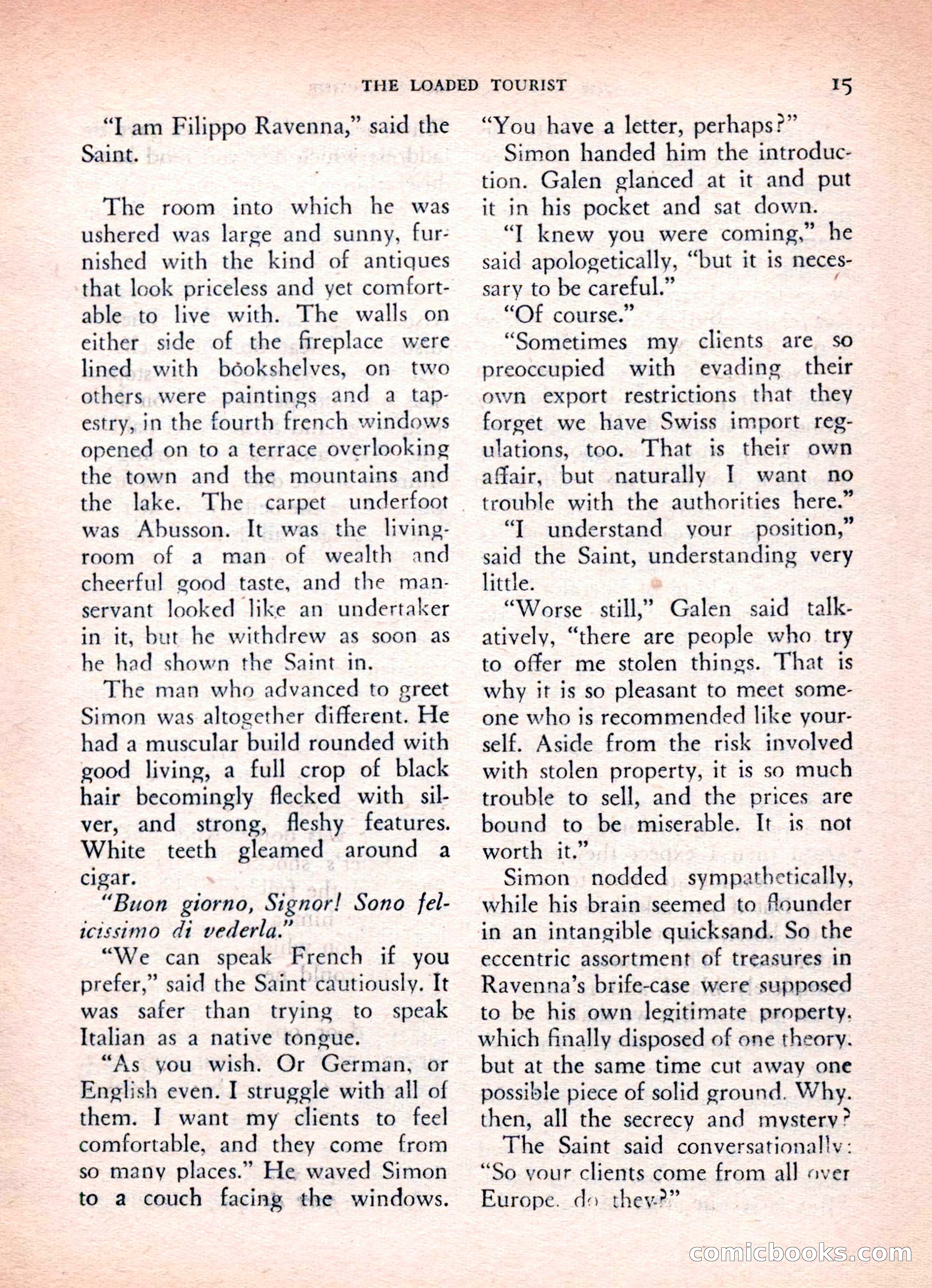 The Saint Mystery Magazine, Vol. 16, No. 2 — page 17 of 132