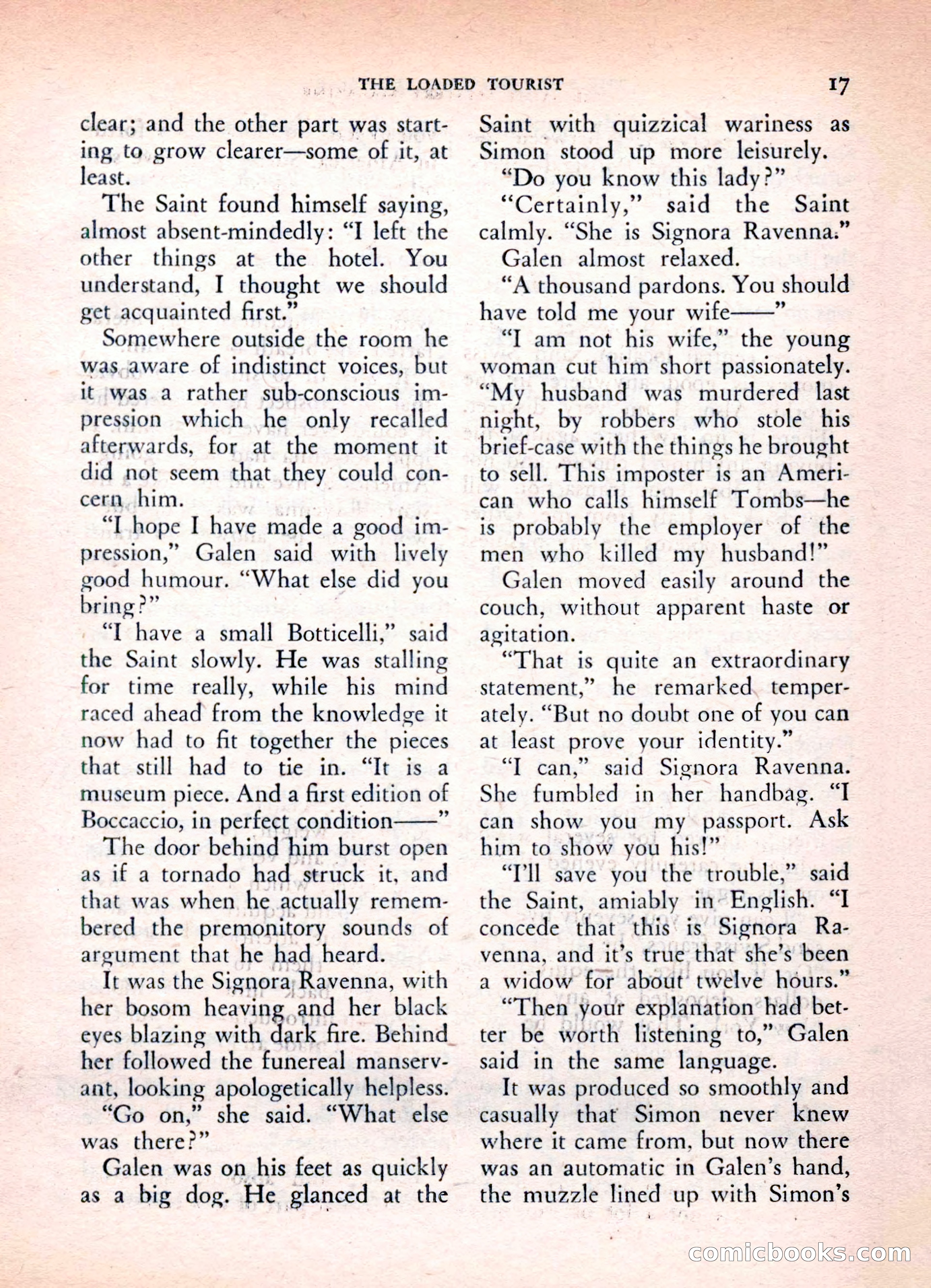 The Saint Mystery Magazine, Vol. 16, No. 2 — page 19 of 132