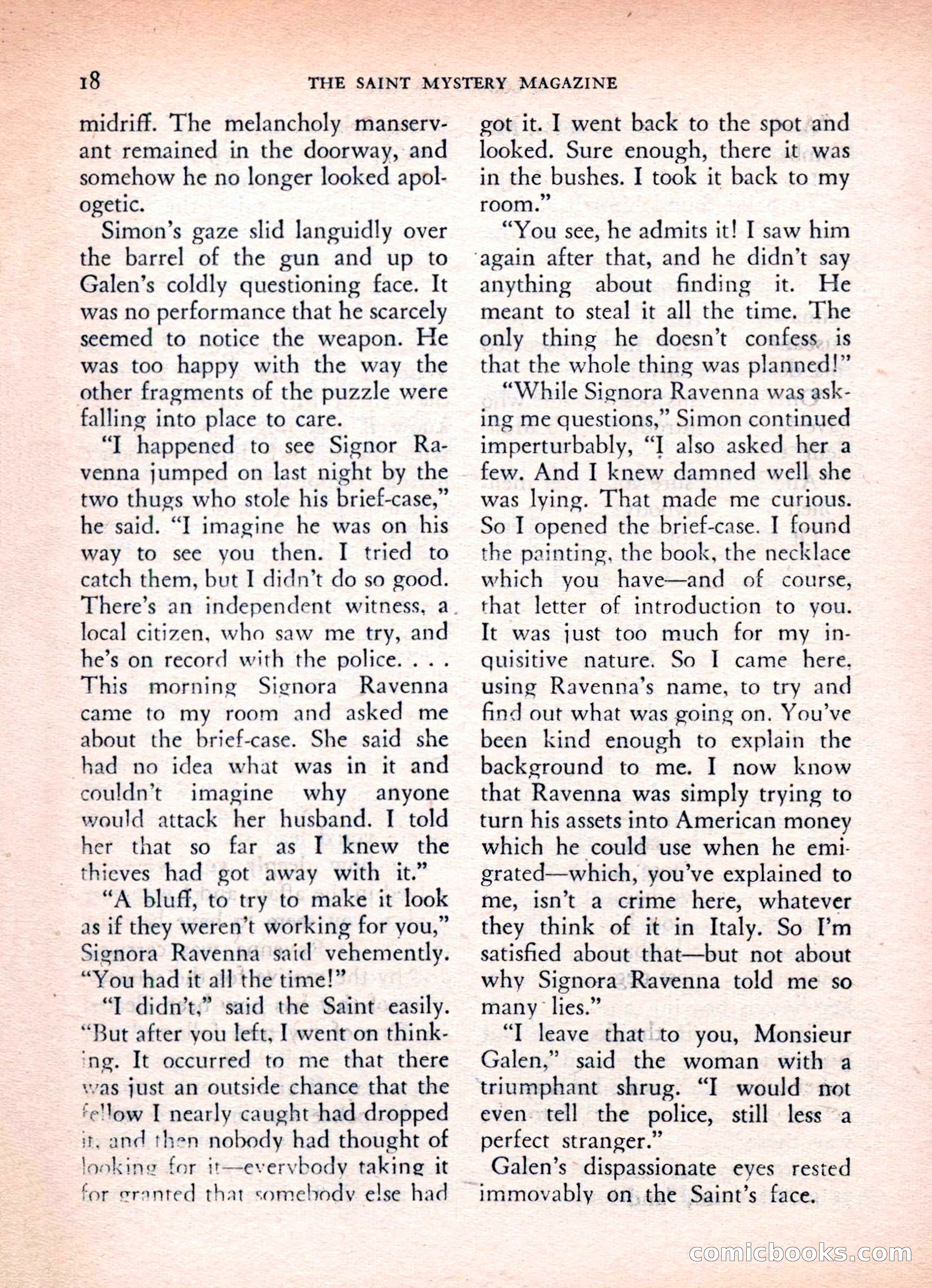 The Saint Mystery Magazine, Vol. 16, No. 2 — page 20 of 132
