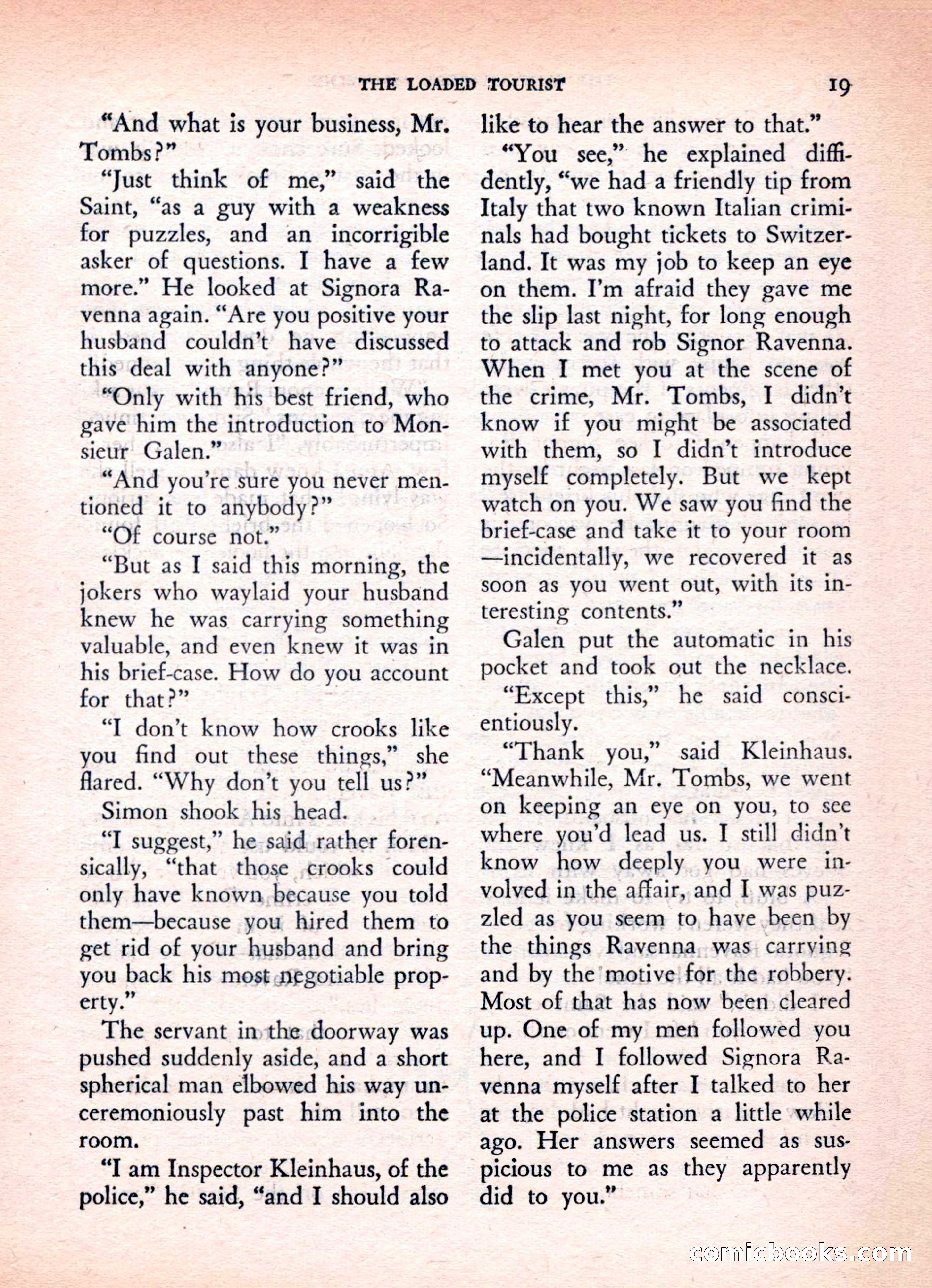The Saint Mystery Magazine, Vol. 16, No. 2 — page 21 of 132