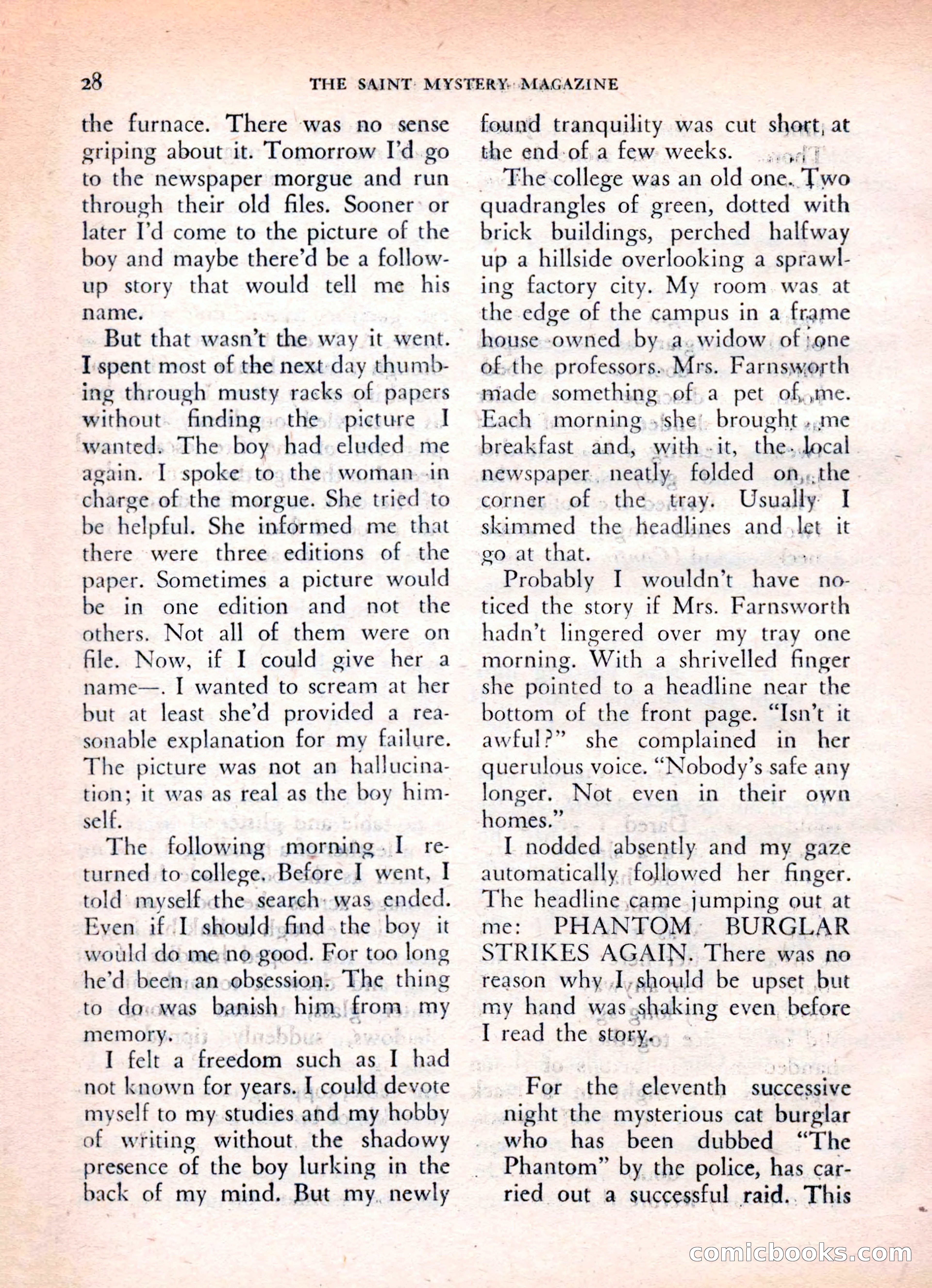 The Saint Mystery Magazine, Vol. 16, No. 2 — page 30 of 132