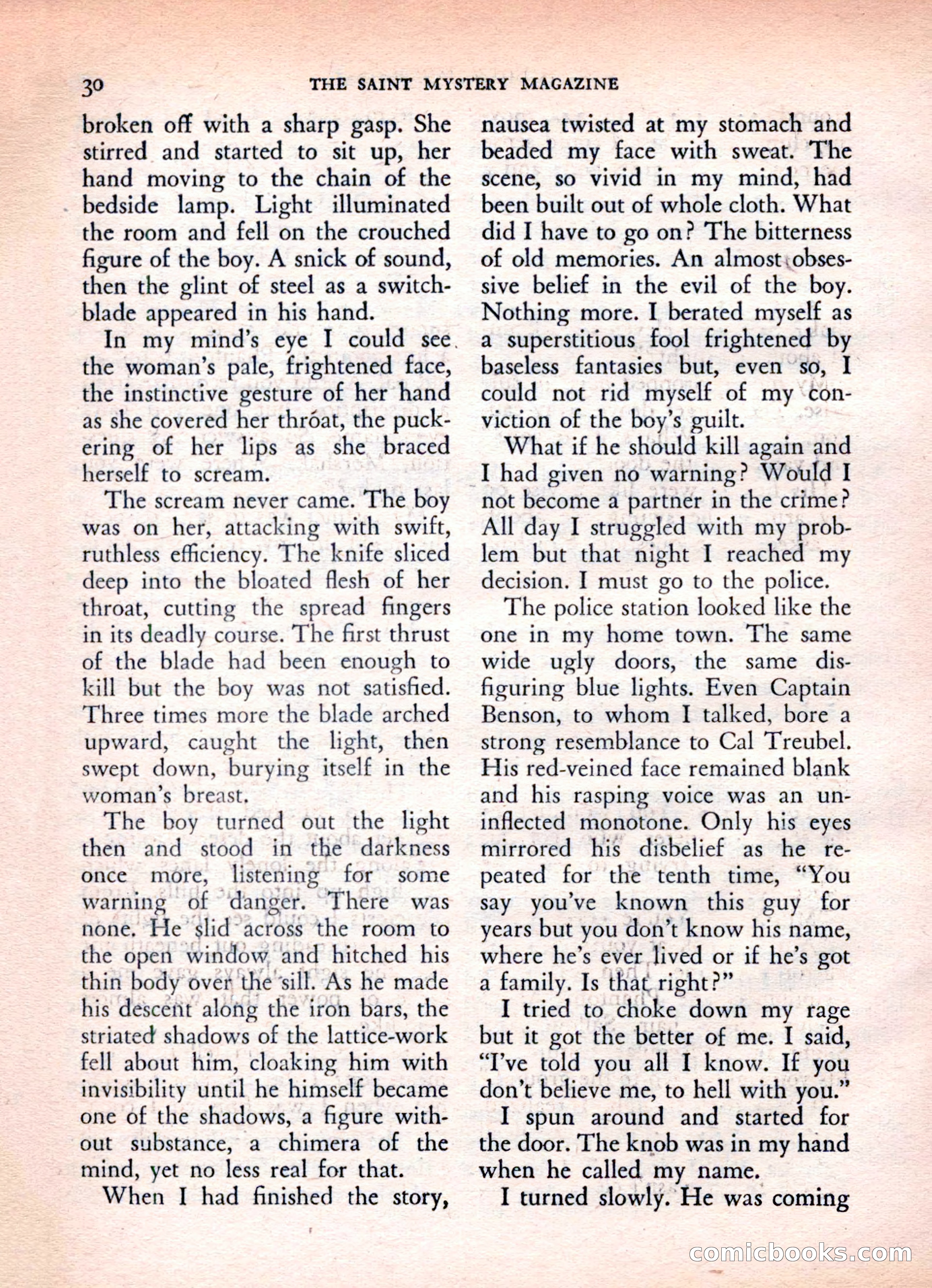 The Saint Mystery Magazine, Vol. 16, No. 2 — page 32 of 132