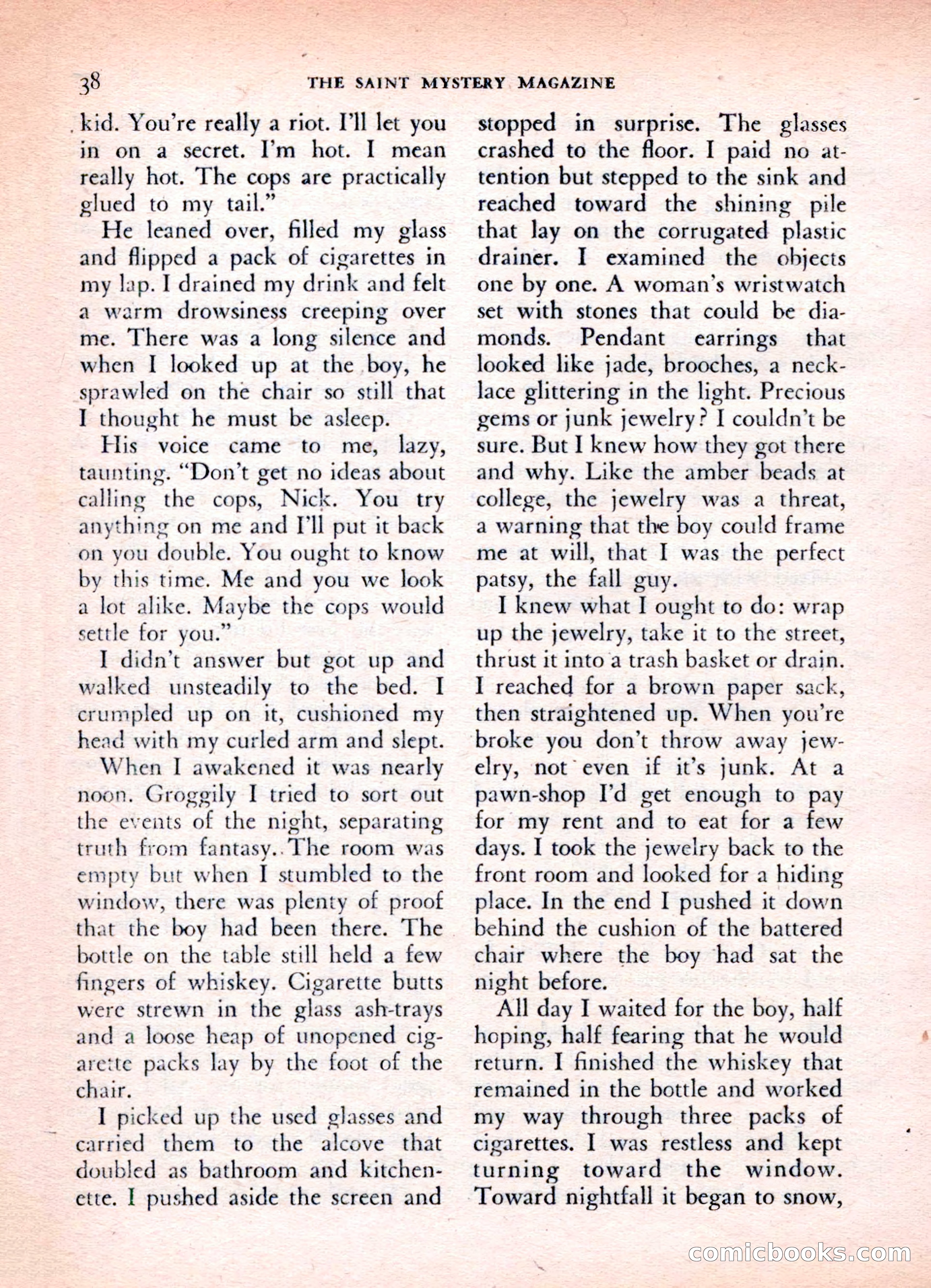 The Saint Mystery Magazine, Vol. 16, No. 2 — page 40 of 132