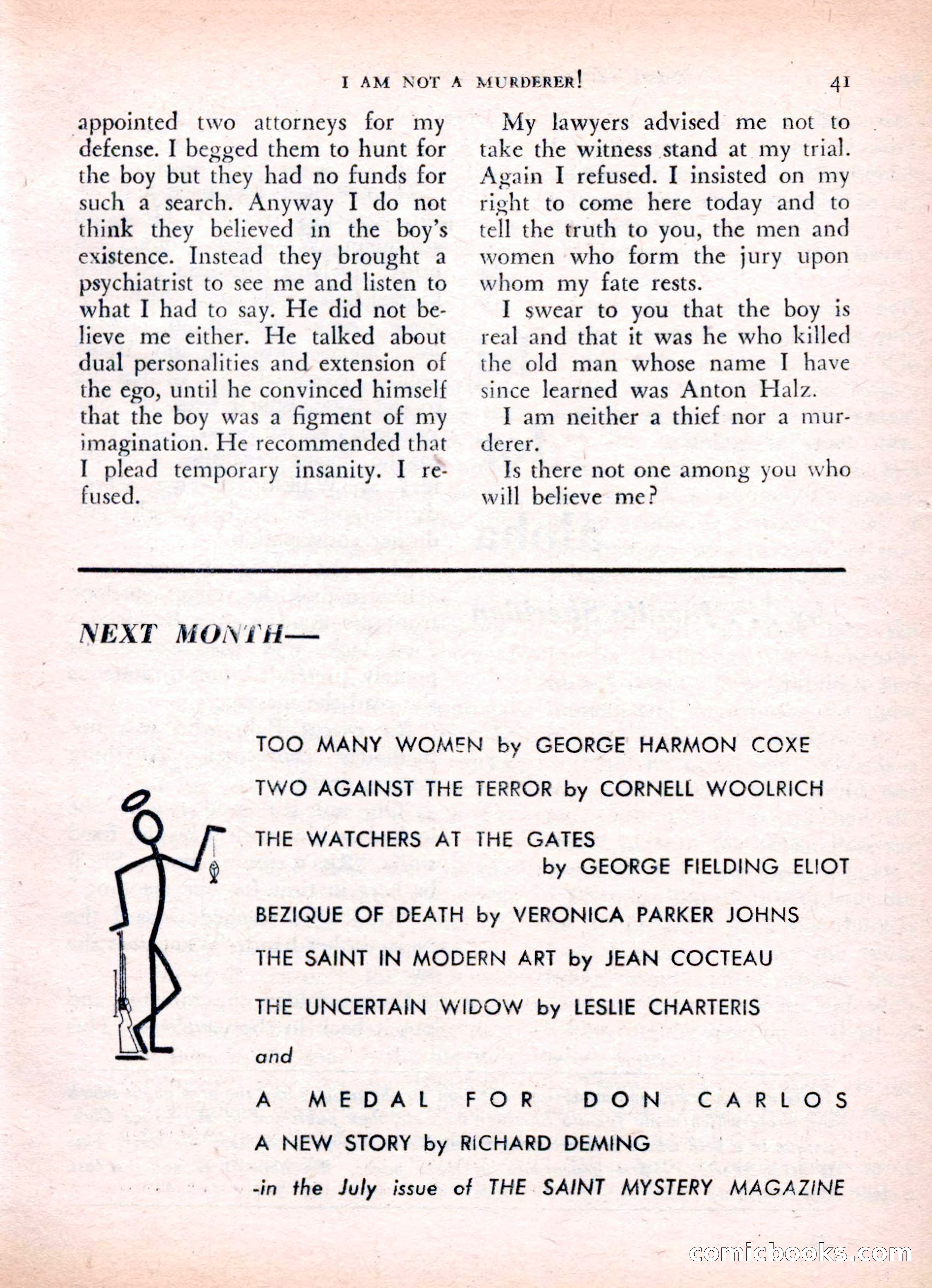 The Saint Mystery Magazine, Vol. 16, No. 2 — page 43 of 132