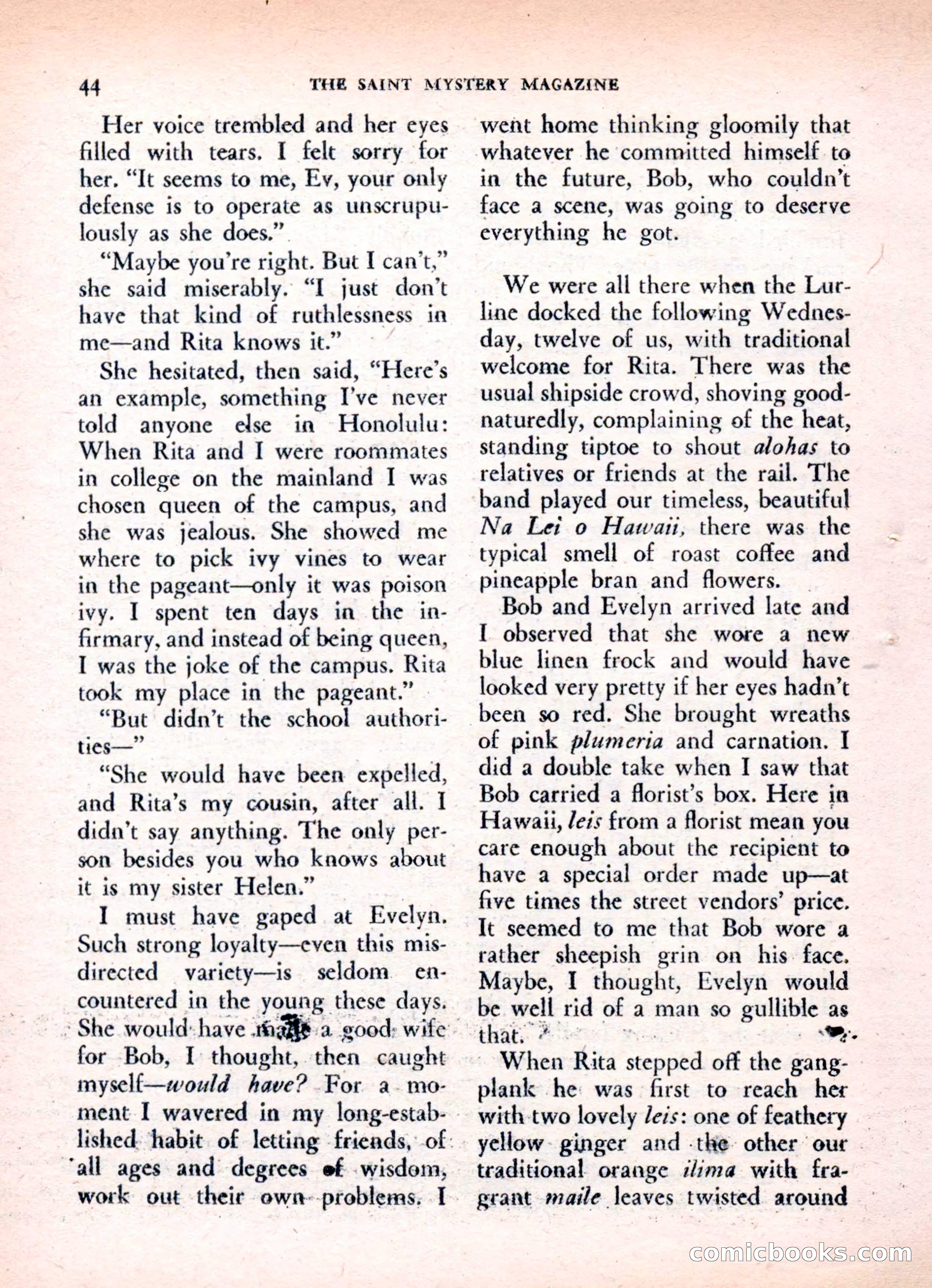 The Saint Mystery Magazine, Vol. 16, No. 2 — page 46 of 132