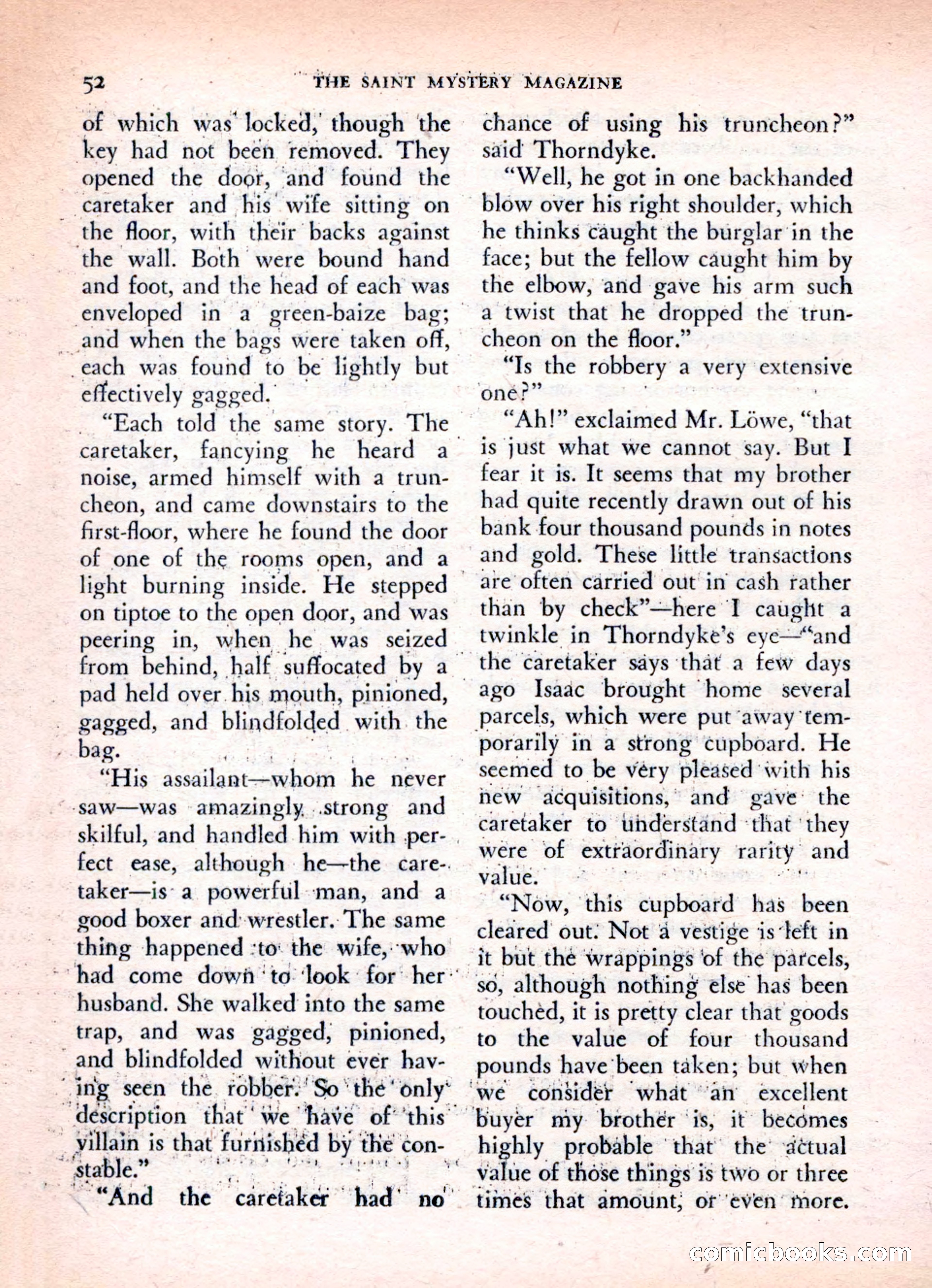 The Saint Mystery Magazine, Vol. 16, No. 2 — page 54 of 132