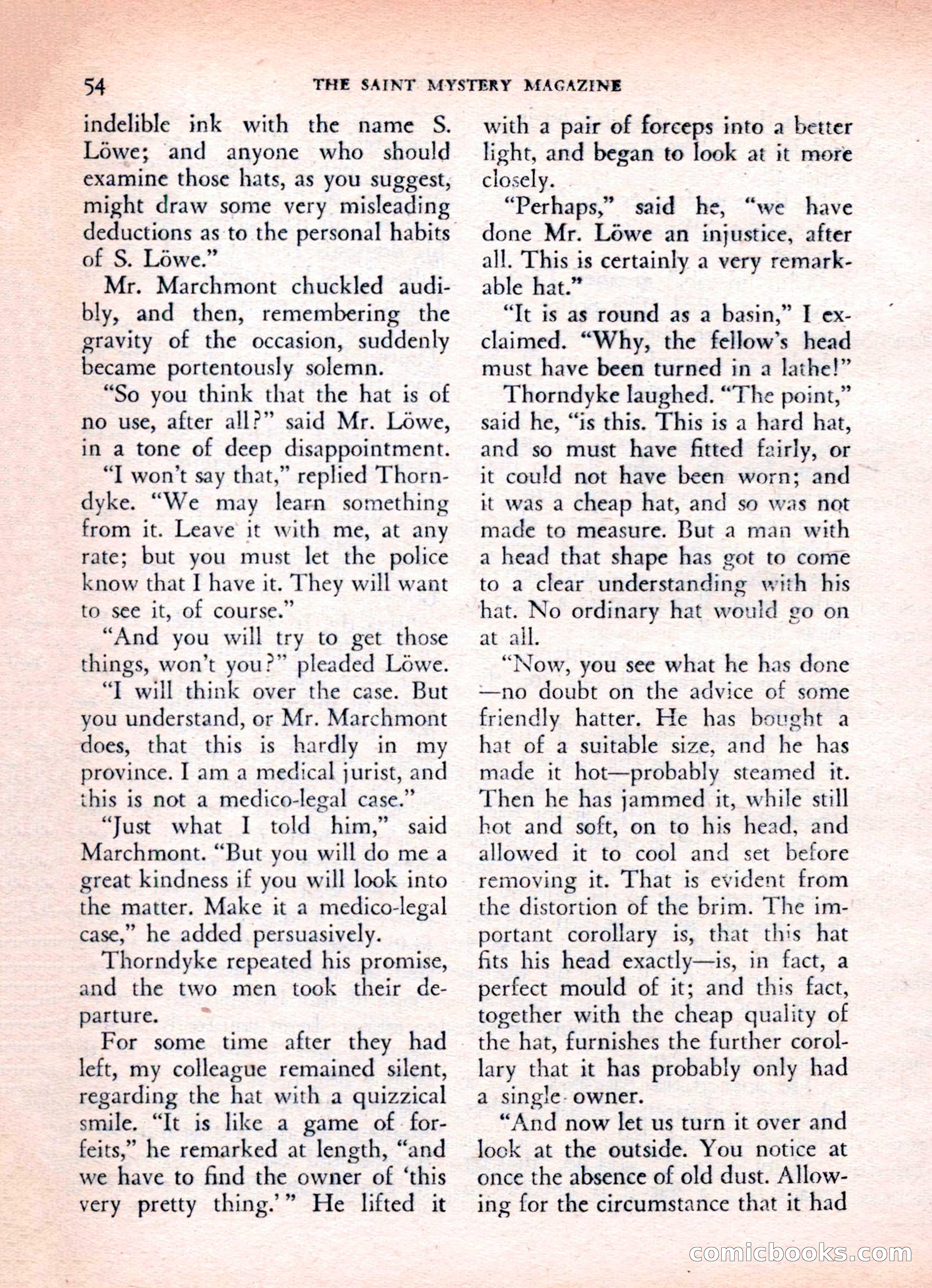 The Saint Mystery Magazine, Vol. 16, No. 2 — page 56 of 132