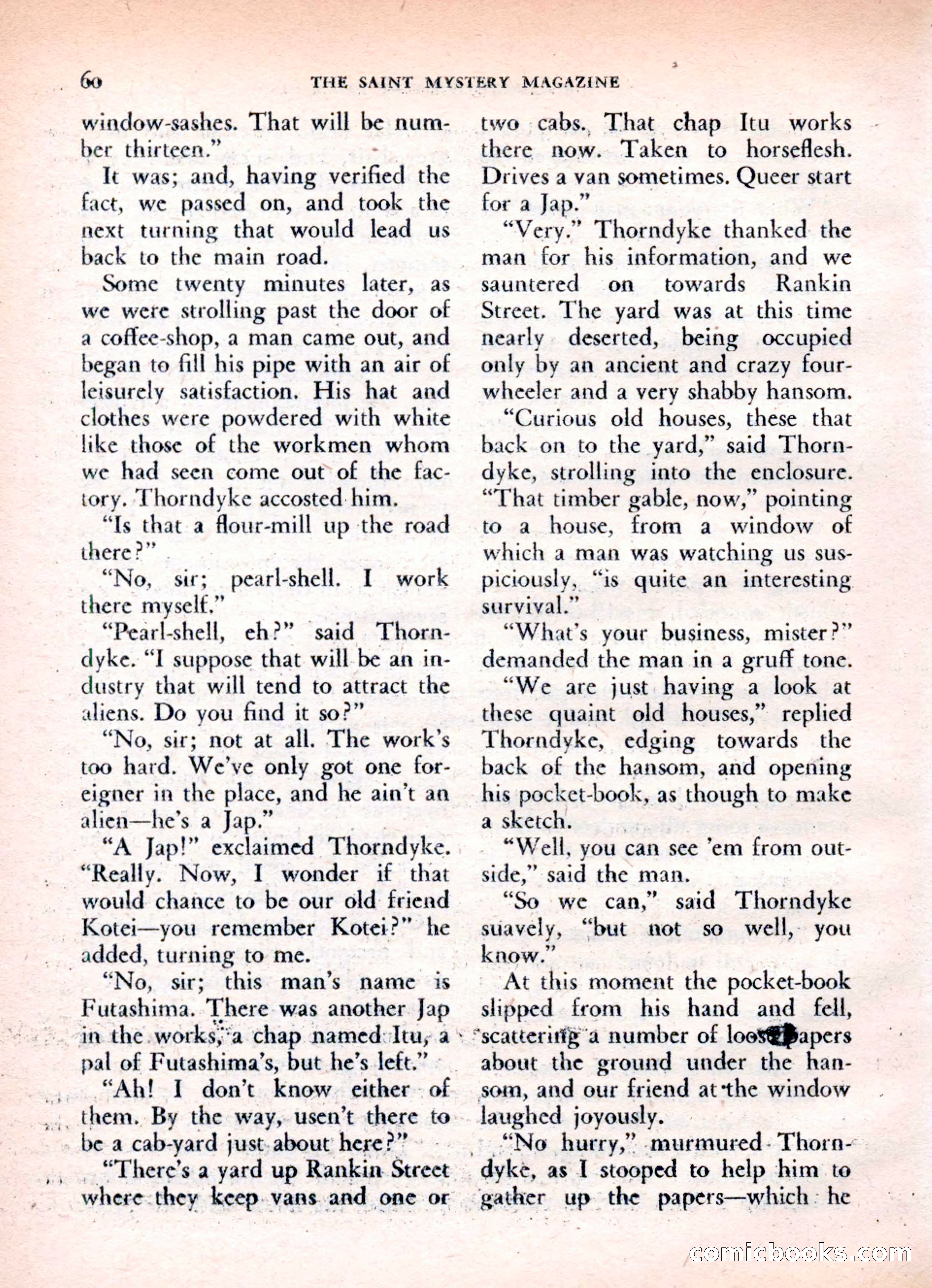 The Saint Mystery Magazine, Vol. 16, No. 2 — page 62 of 132