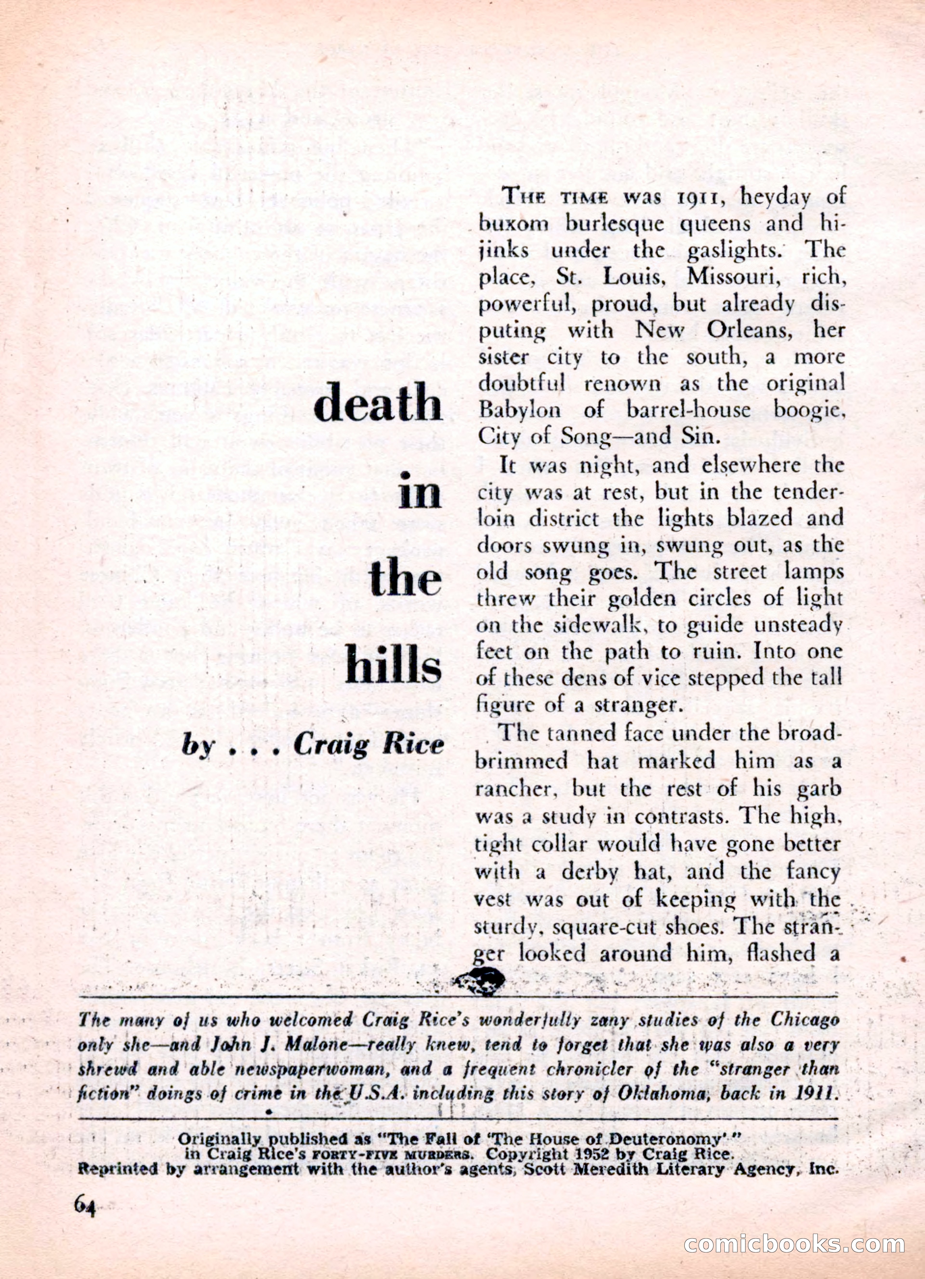 The Saint Mystery Magazine, Vol. 16, No. 2 — page 66 of 132