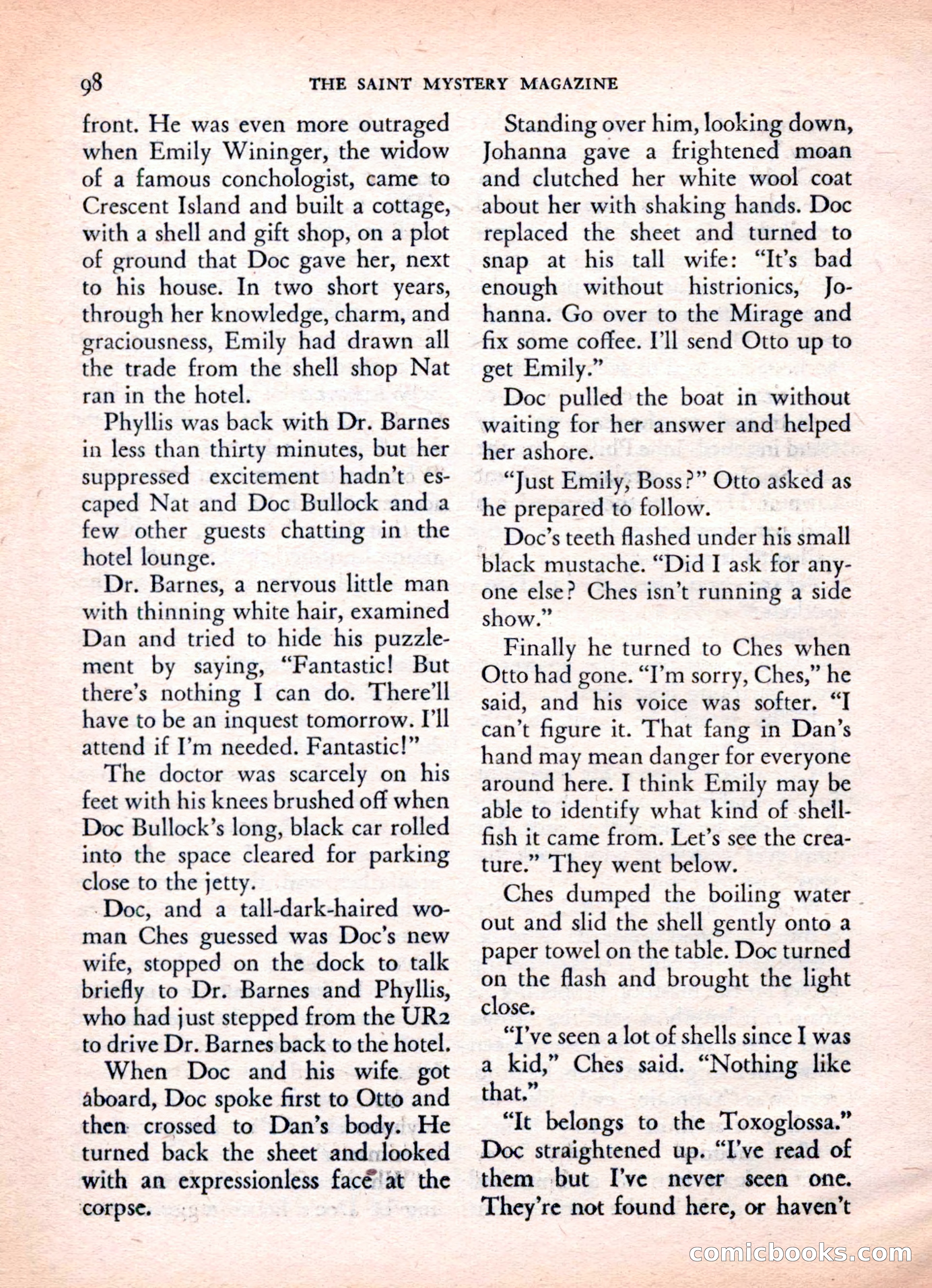 The Saint Mystery Magazine, Vol. 16, No. 2 — page 100 of 132