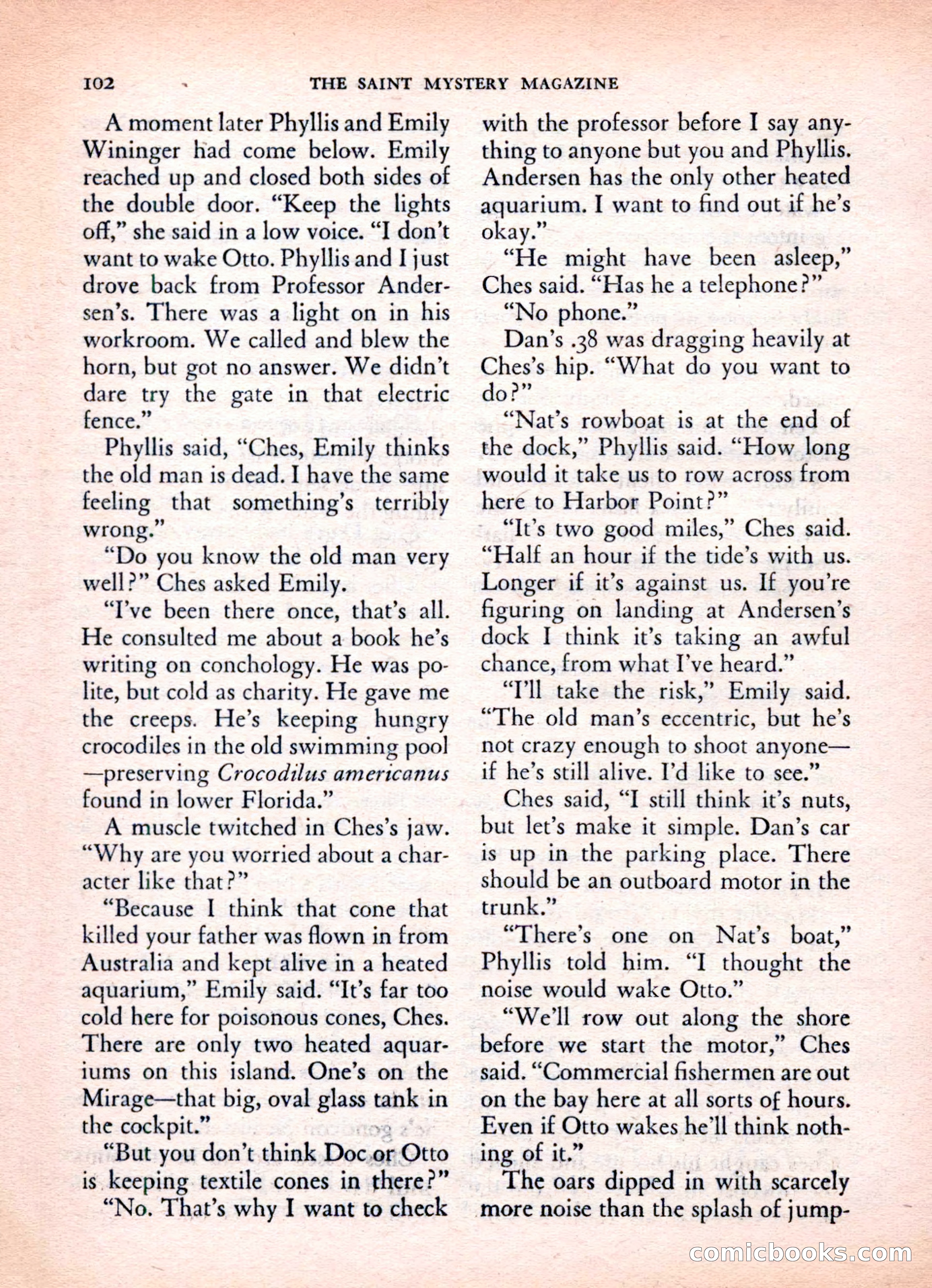 The Saint Mystery Magazine, Vol. 16, No. 2 — page 104 of 132