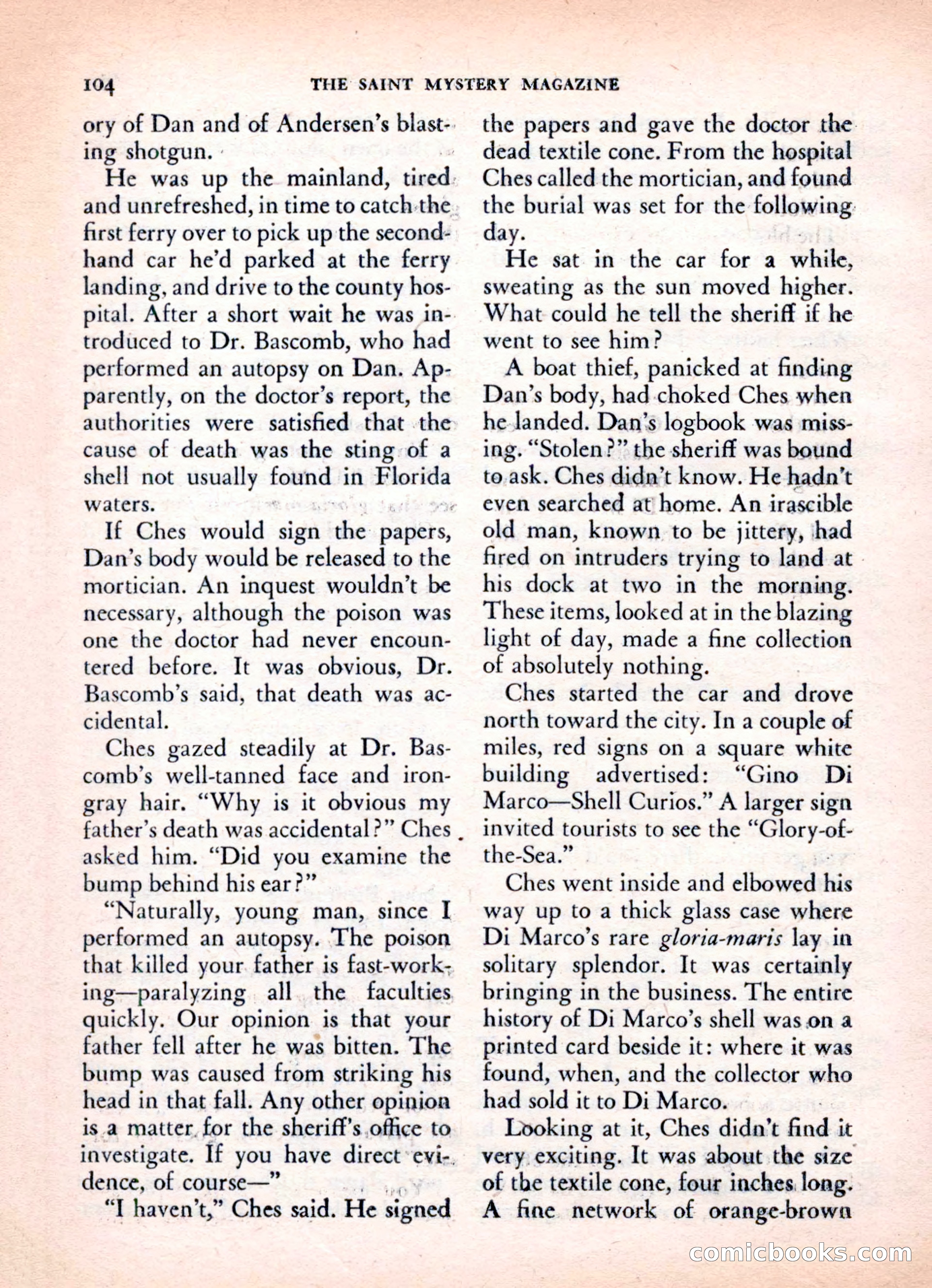 The Saint Mystery Magazine, Vol. 16, No. 2 — page 106 of 132