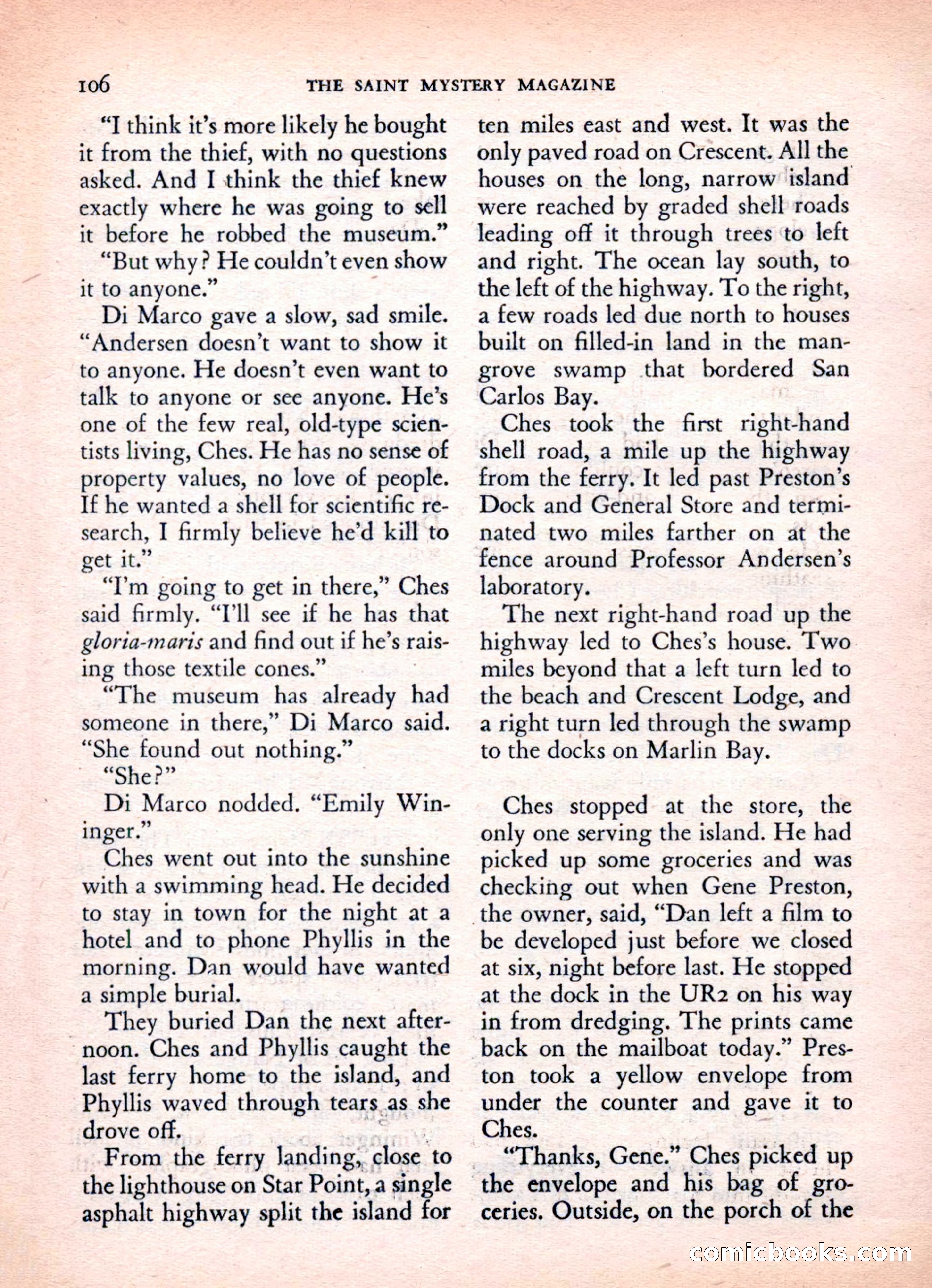 The Saint Mystery Magazine, Vol. 16, No. 2 — page 108 of 132