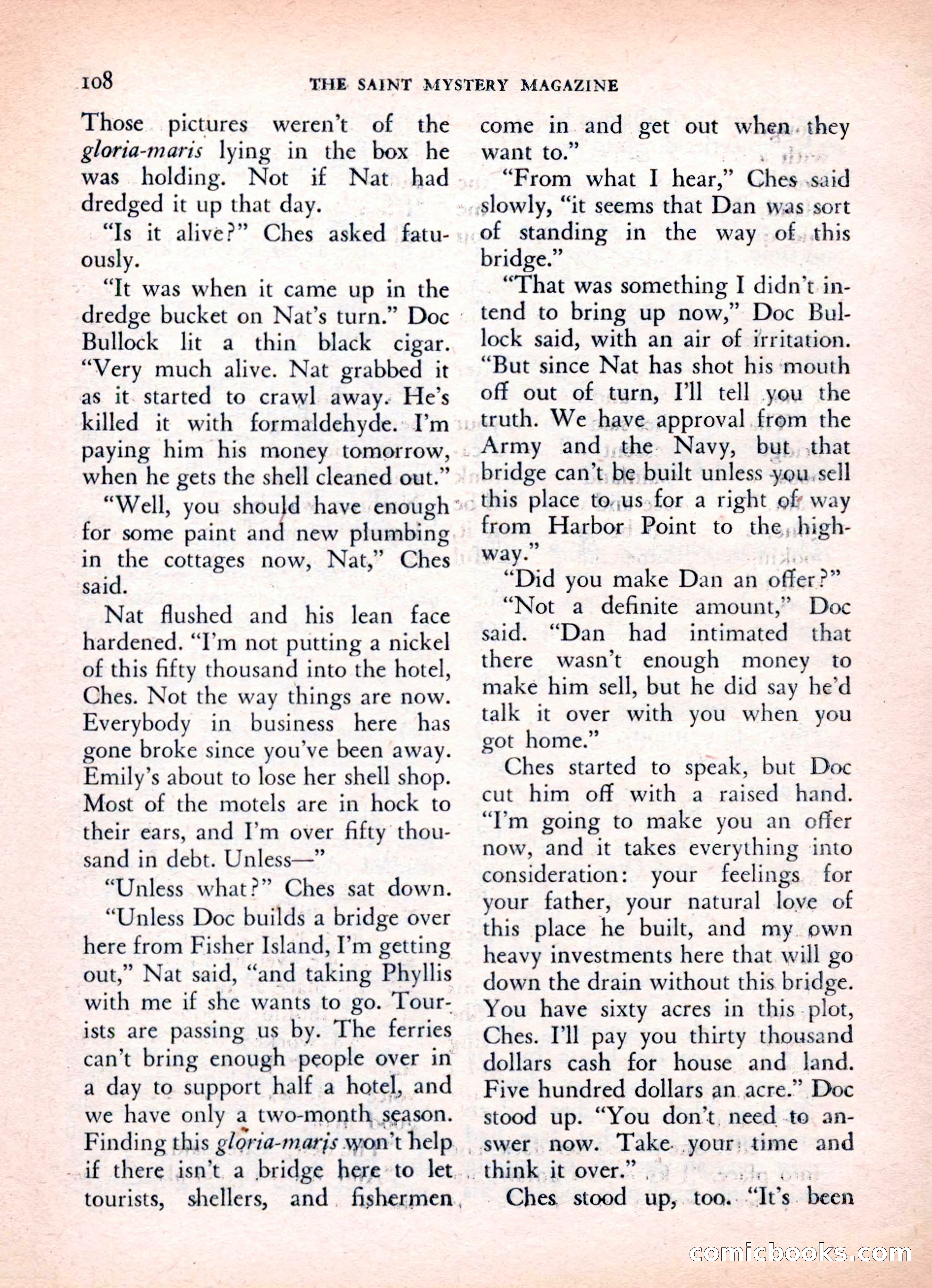 The Saint Mystery Magazine, Vol. 16, No. 2 — page 110 of 132