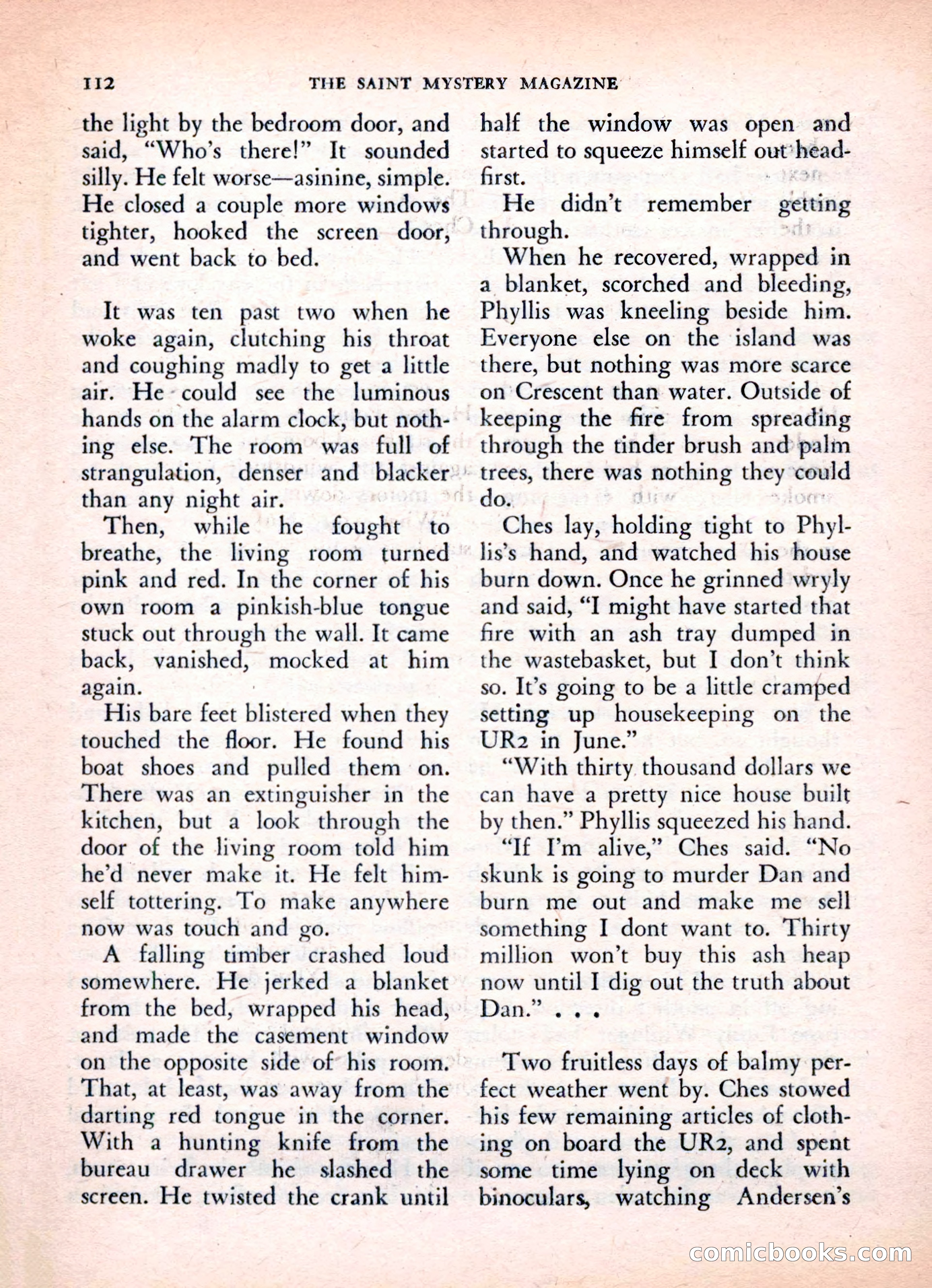 The Saint Mystery Magazine, Vol. 16, No. 2 — page 114 of 132