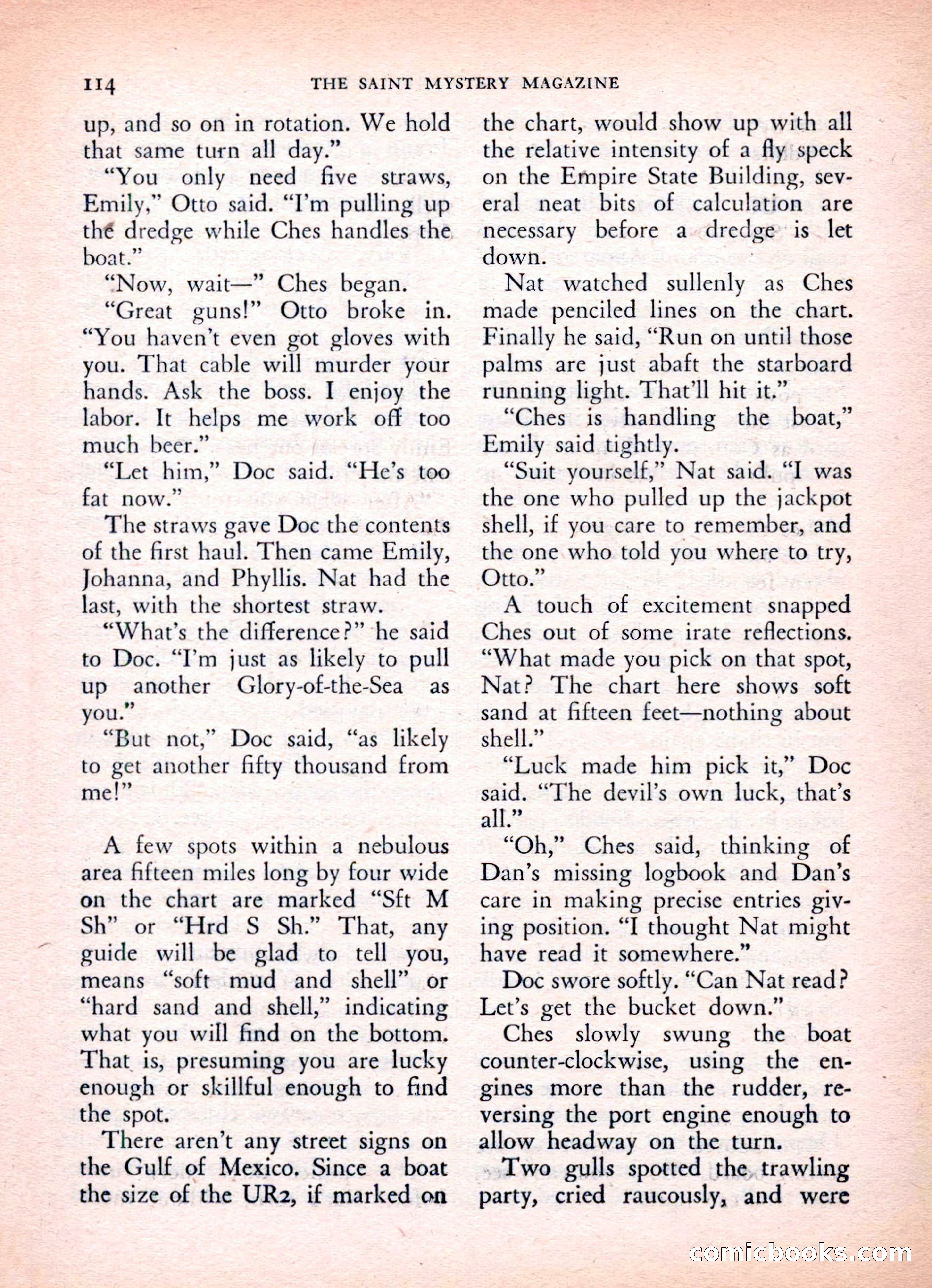 The Saint Mystery Magazine, Vol. 16, No. 2 — page 116 of 132