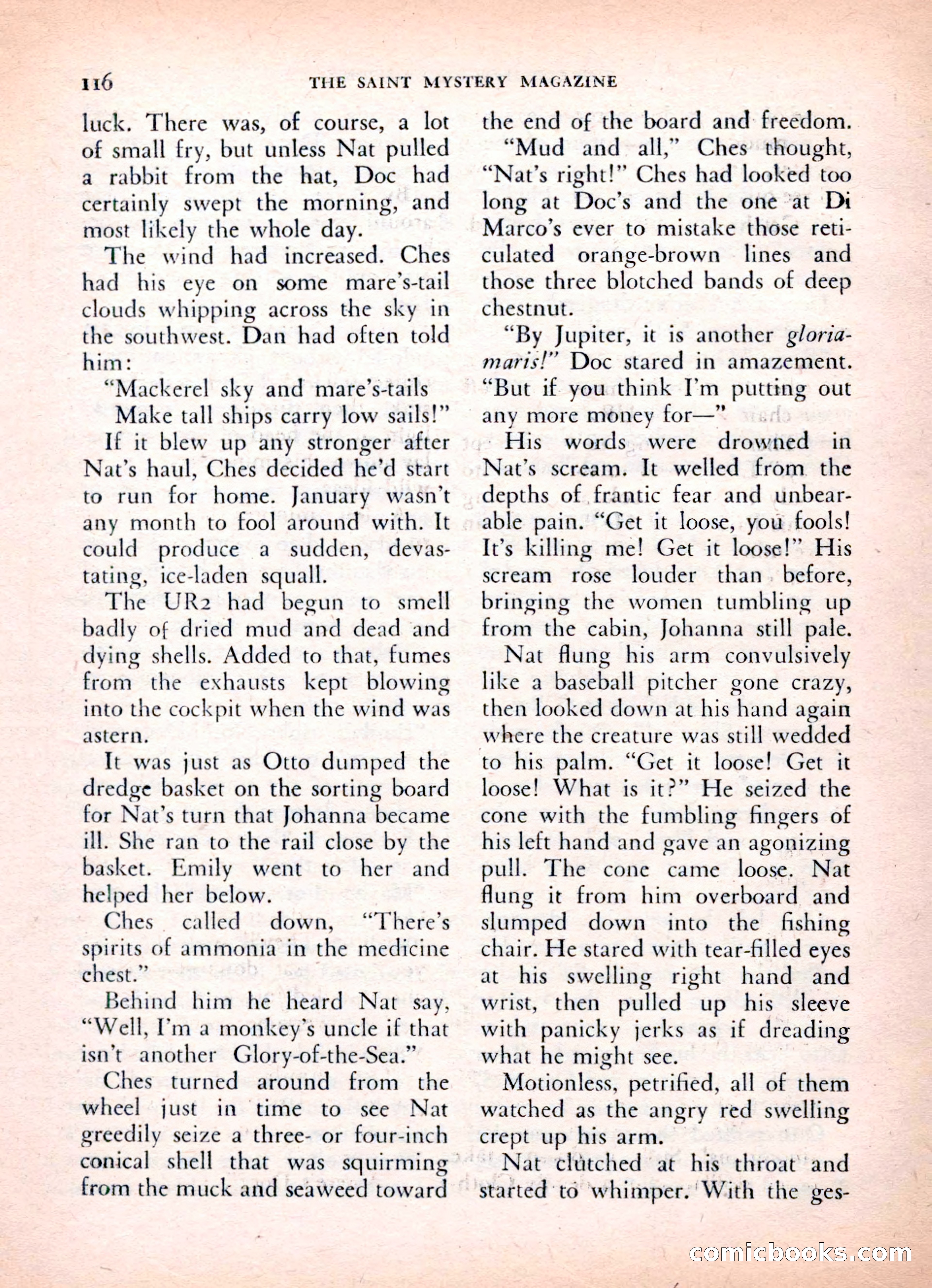 The Saint Mystery Magazine, Vol. 16, No. 2 — page 118 of 132