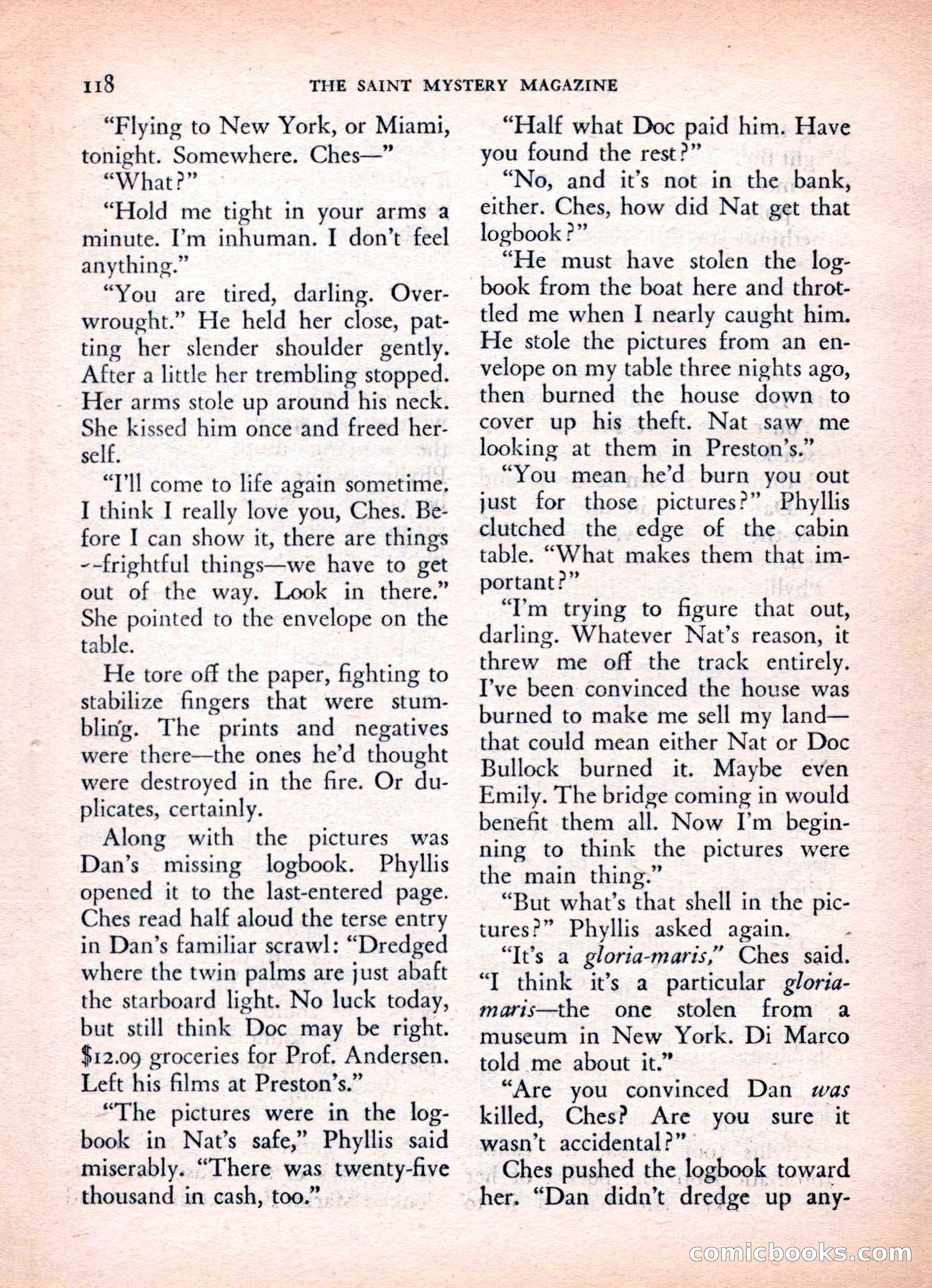 The Saint Mystery Magazine, Vol. 16, No. 2 — page 120 of 132