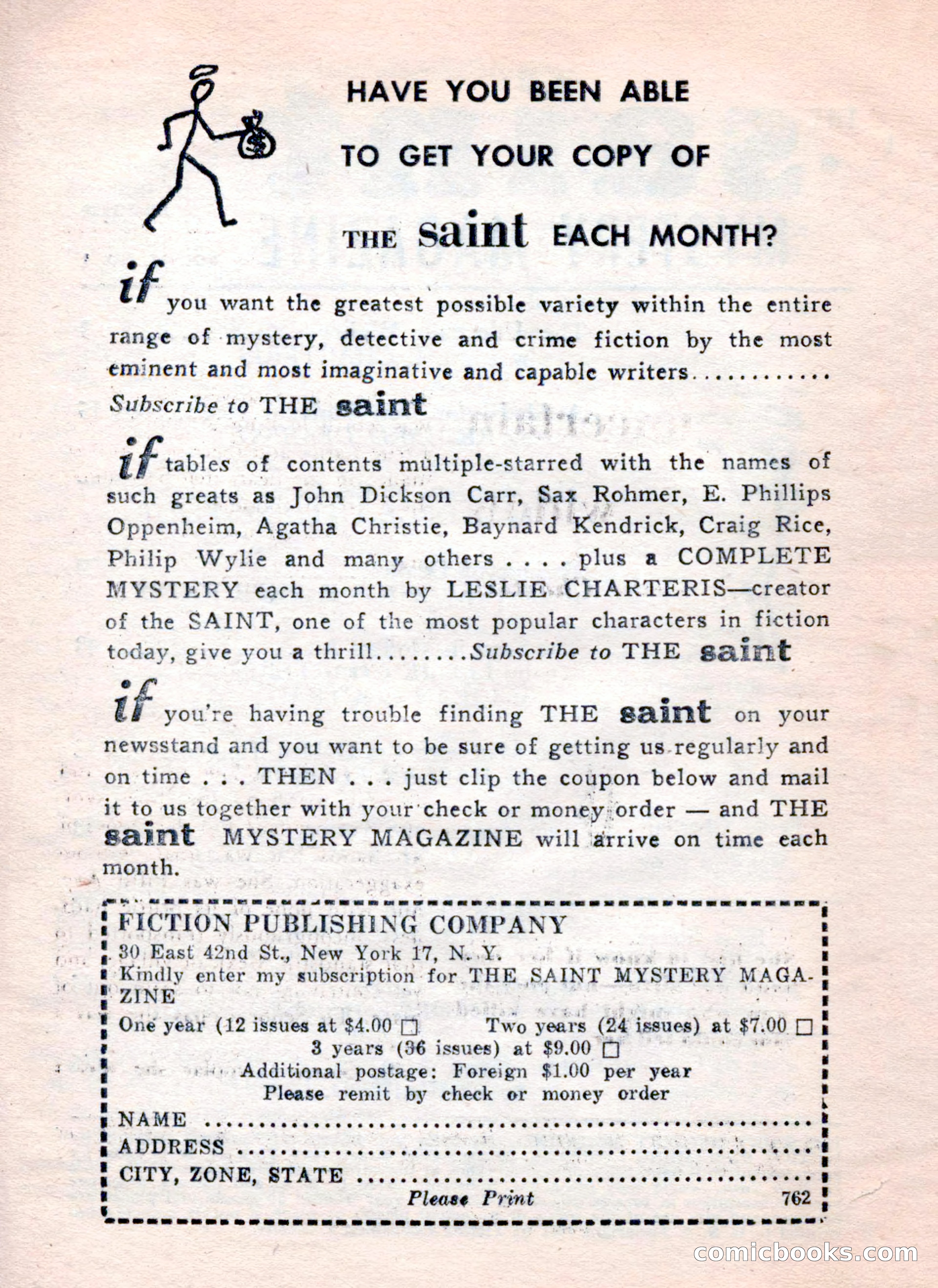 The Saint Mystery Magazine, July 1962 — page 4 of 132