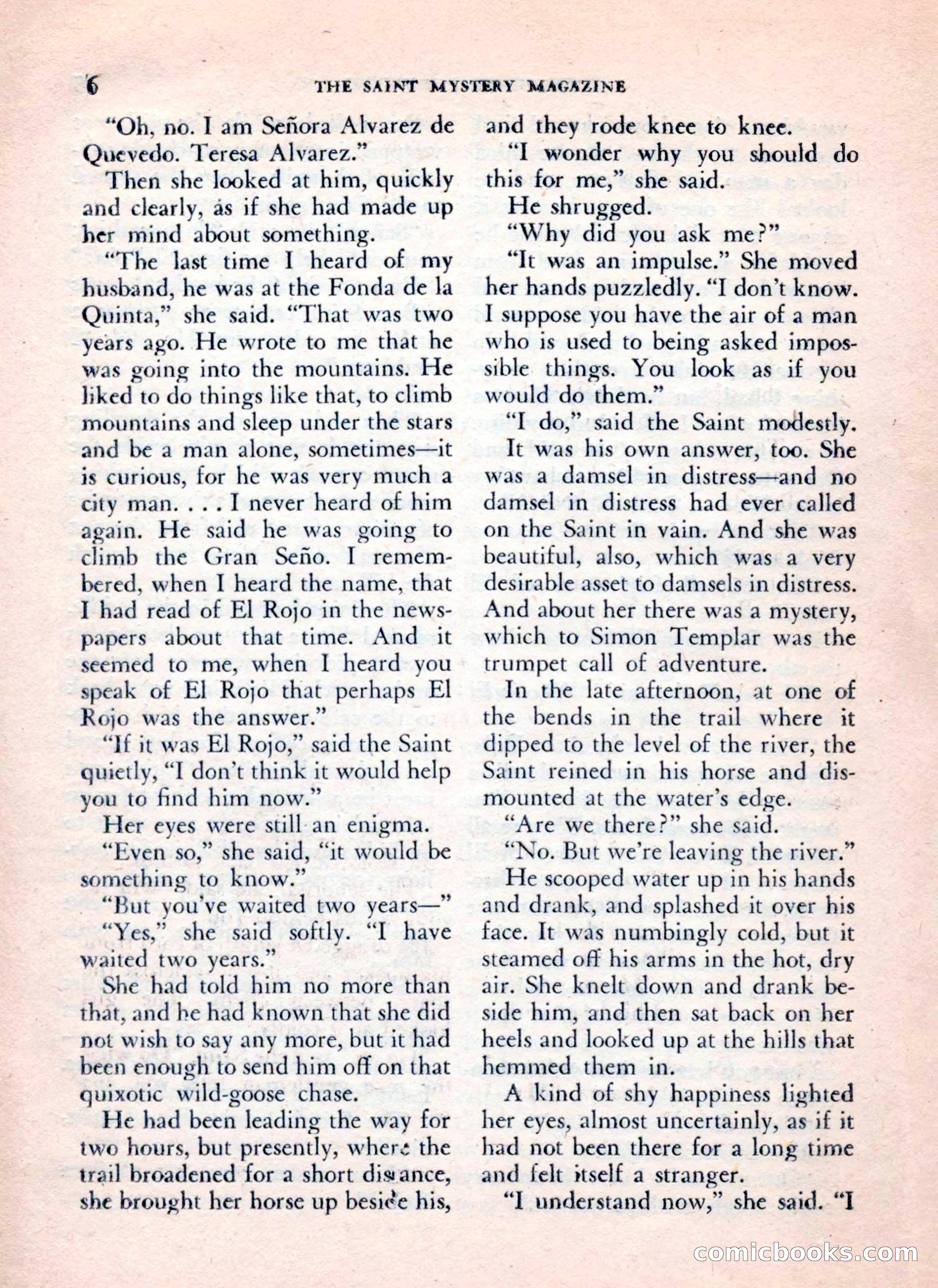 The Saint Mystery Magazine, July 1962 — page 8 of 132