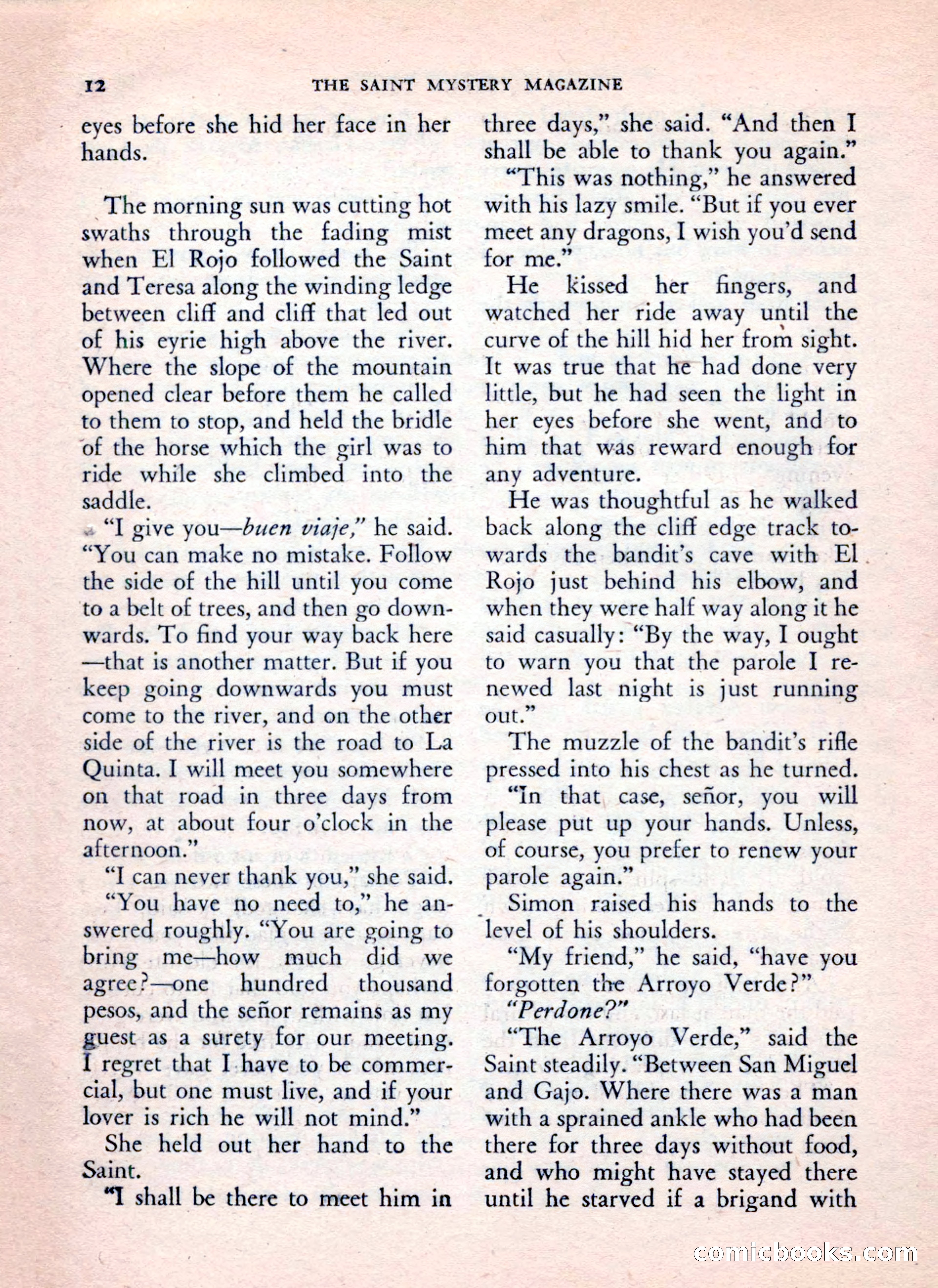The Saint Mystery Magazine, July 1962 — page 14 of 132