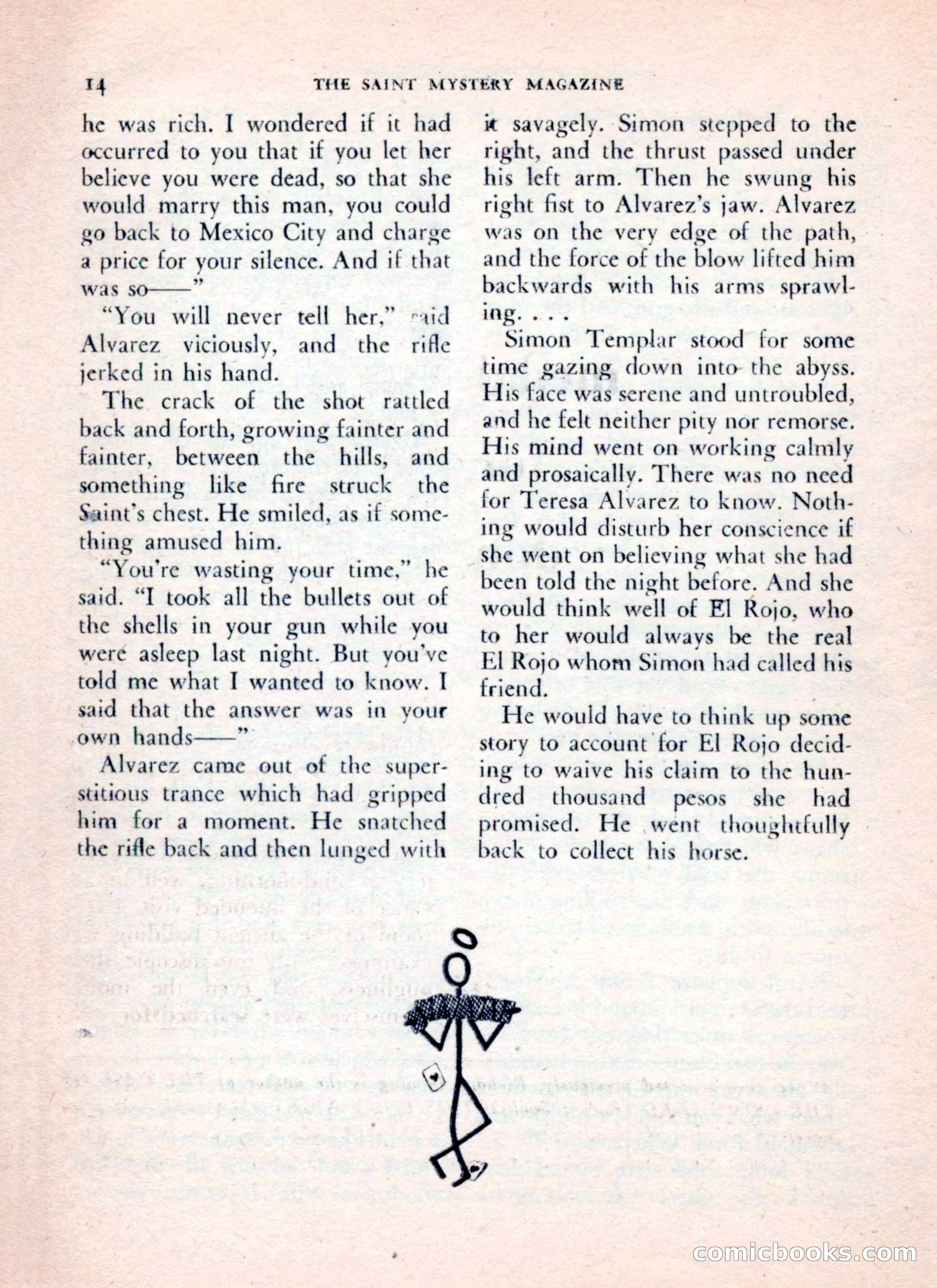The Saint Mystery Magazine, July 1962 — page 16 of 132