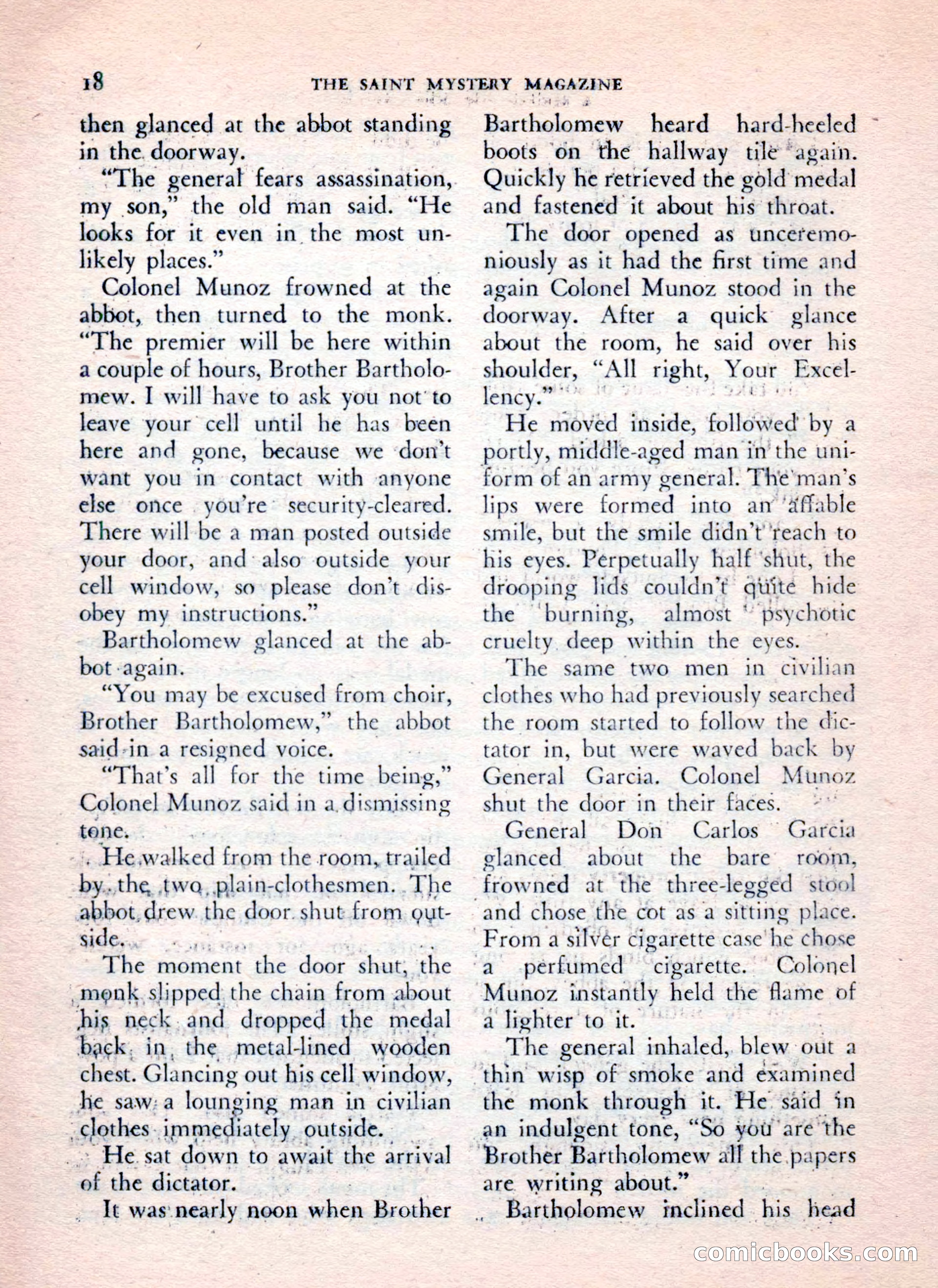 The Saint Mystery Magazine, July 1962 — page 20 of 132